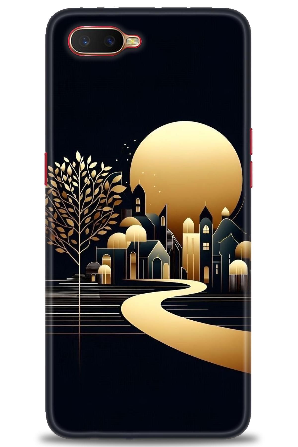 OPPO RX 7 Neo İle Uyumlu HD Baskılı Desenli Silikon Kılıf - 2996