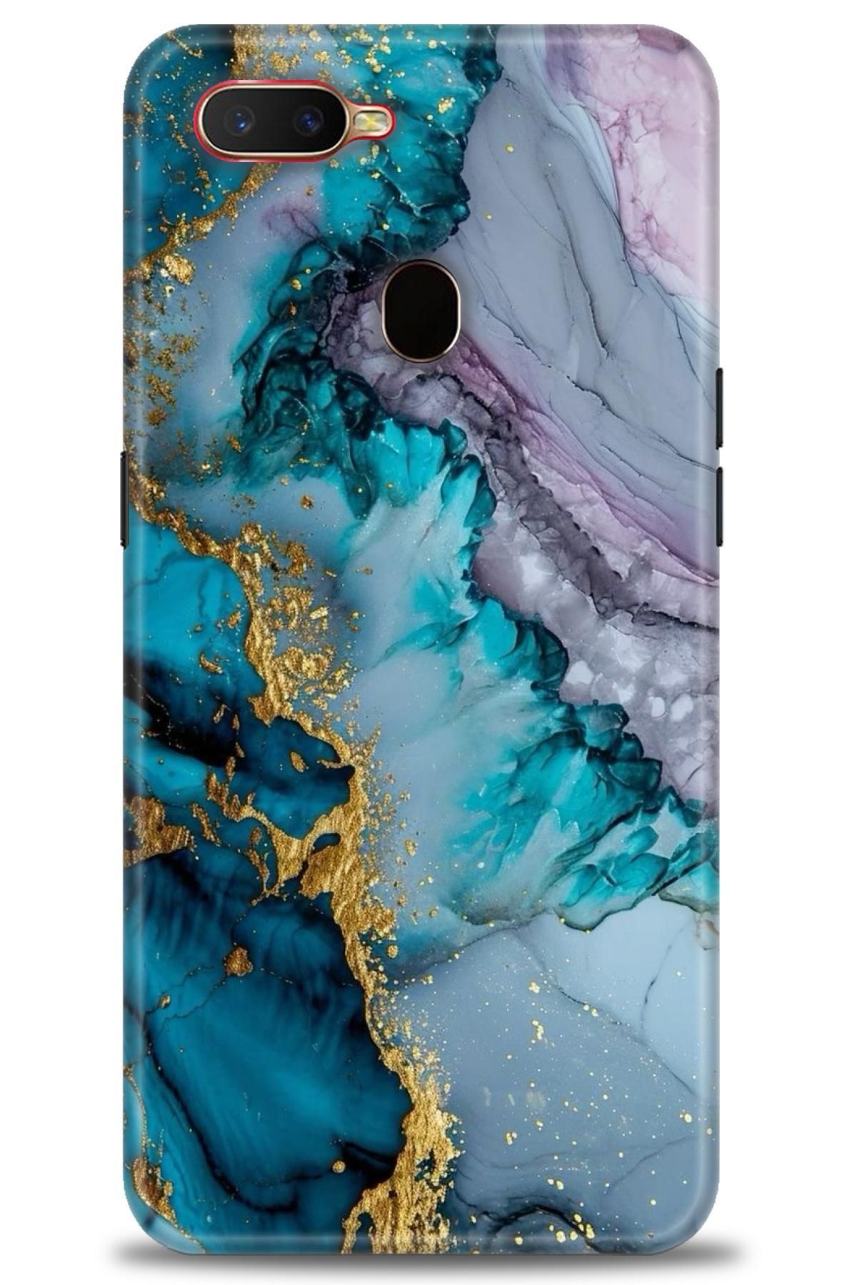 OPPO AX7 / A5S İle Uyumlu HD Baskılı Desenli Silikon Kılıf - 2241