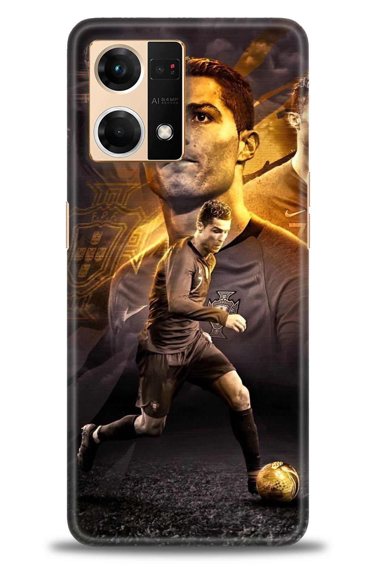 OPPO Reno 7 İle Uyumlu HD Baskılı Desenli Silikon Kılıf - 2043