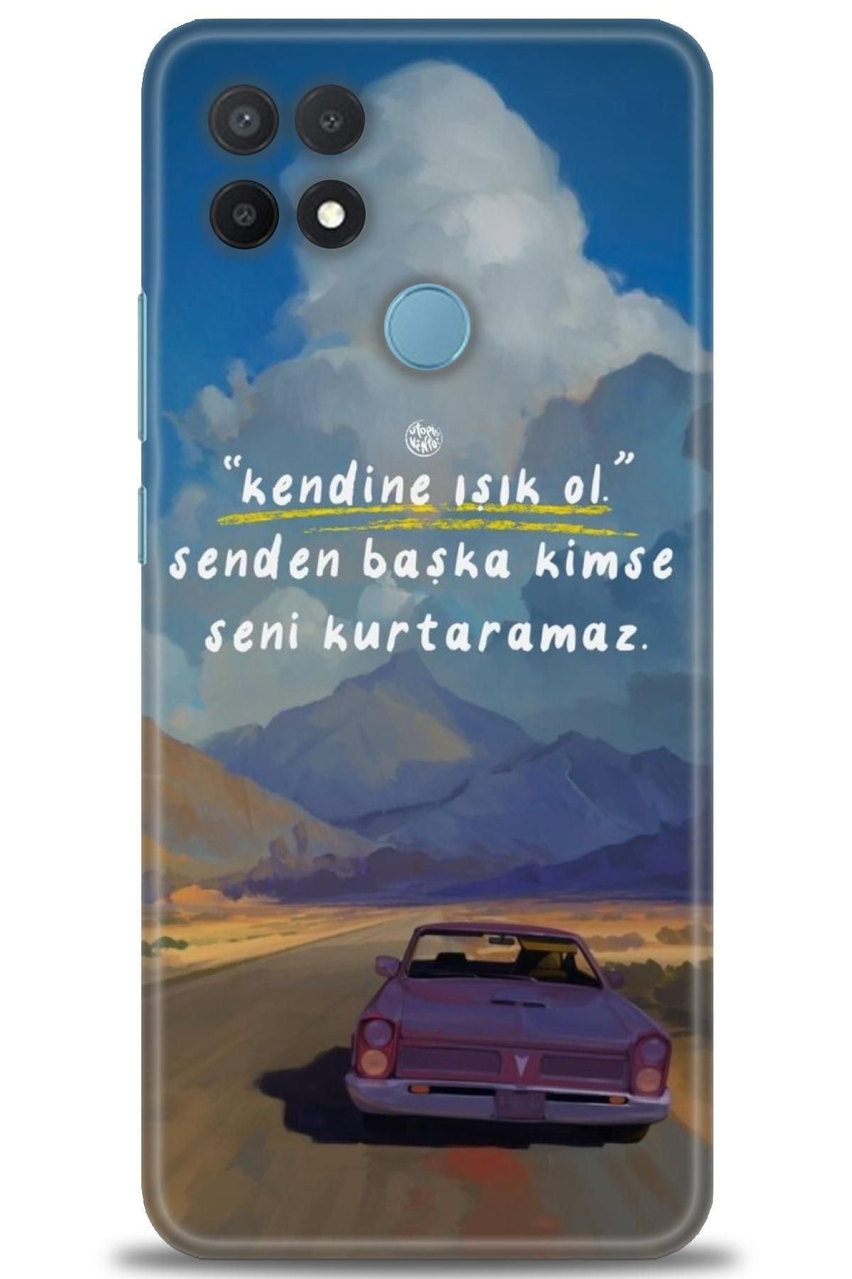 OPPO A15 / A15S İle Uyumlu HD Baskılı Desenli Silikon Kılıf - 2137
