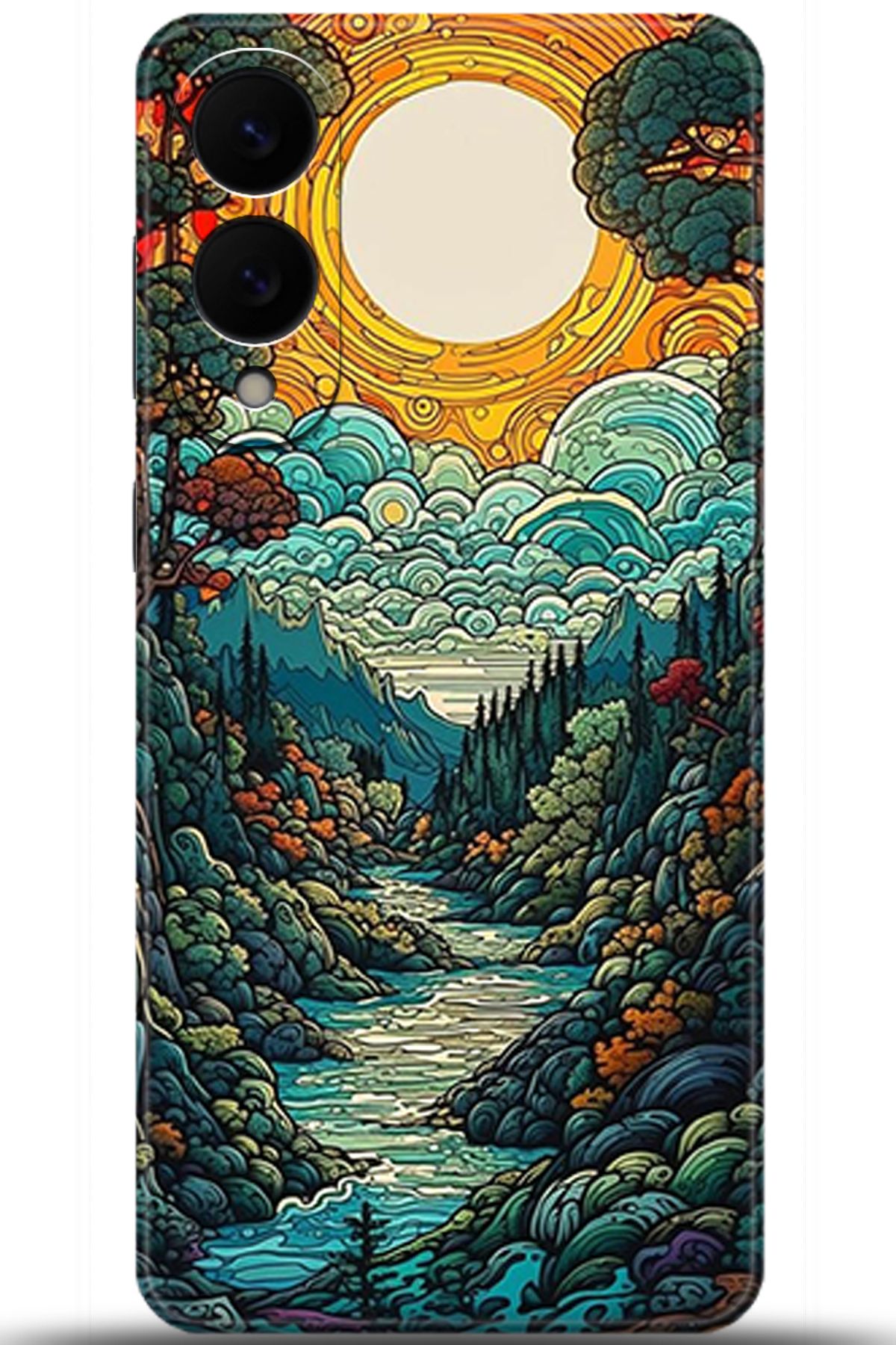 Noprin Samsung Galaxy S25 Edge Kılıf HD Baskılı Kılıf - Yours is Someone Else 5198