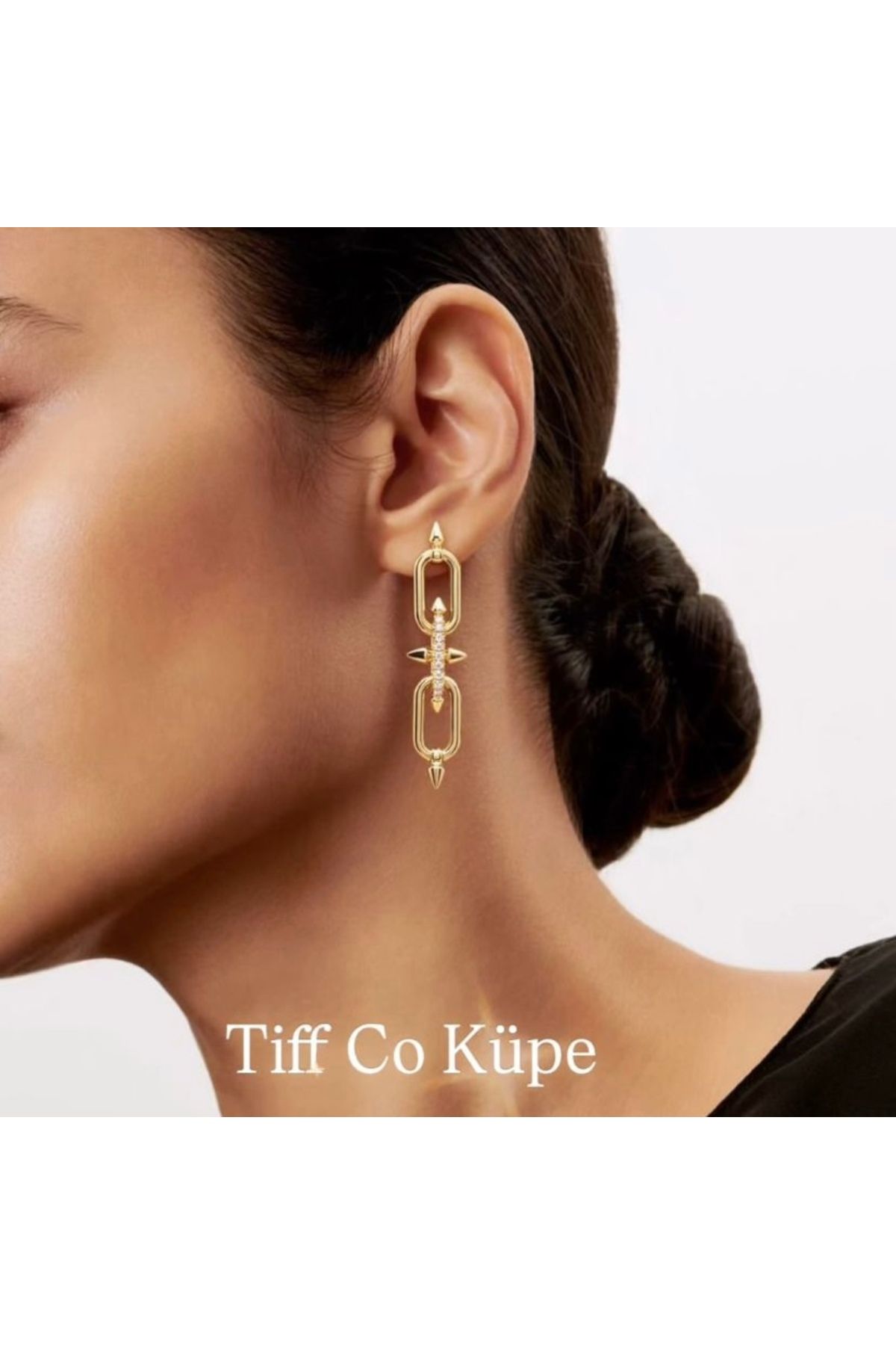 MHTAKSESUAR 22 Ayar Tiff Co küpe