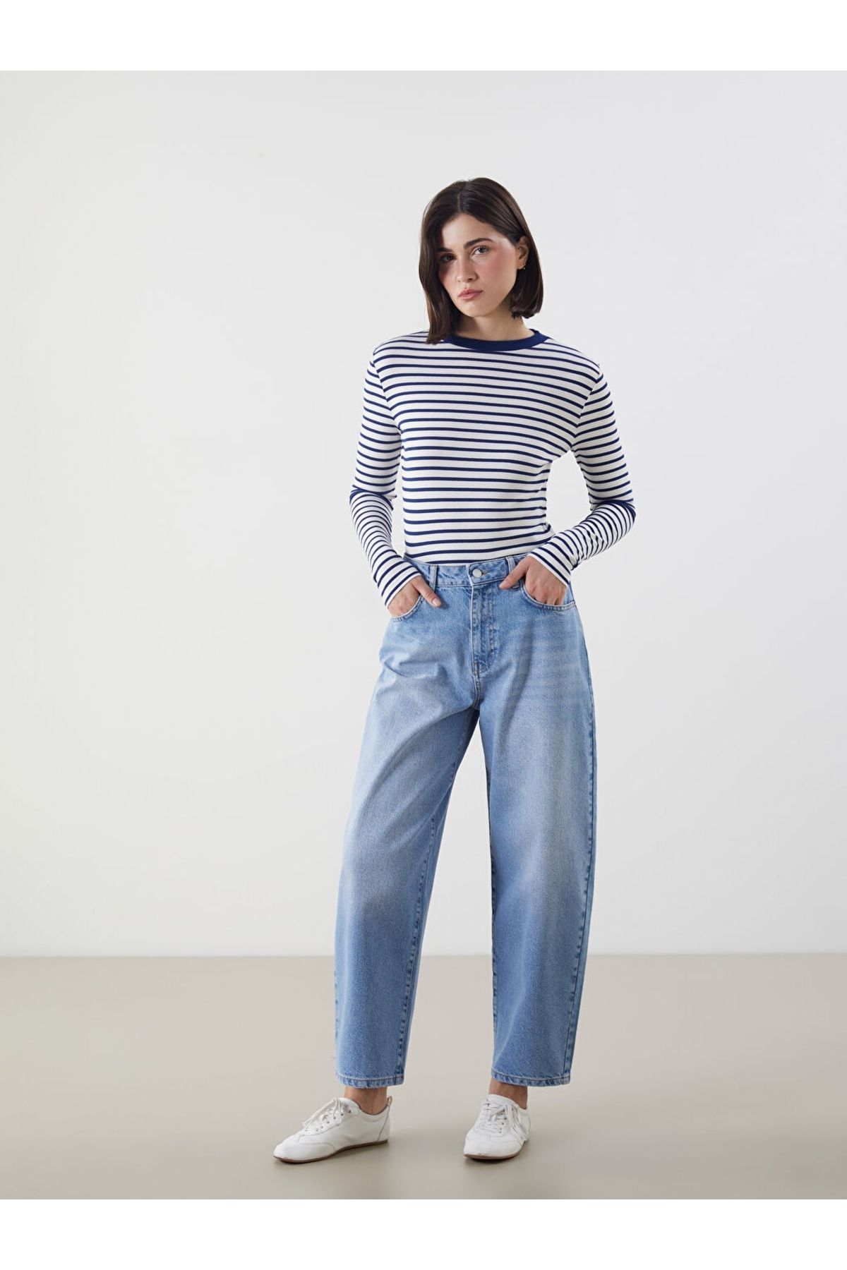 LC Waikiki LCW Modest Balloon Fit Kadın Jean Pantolon