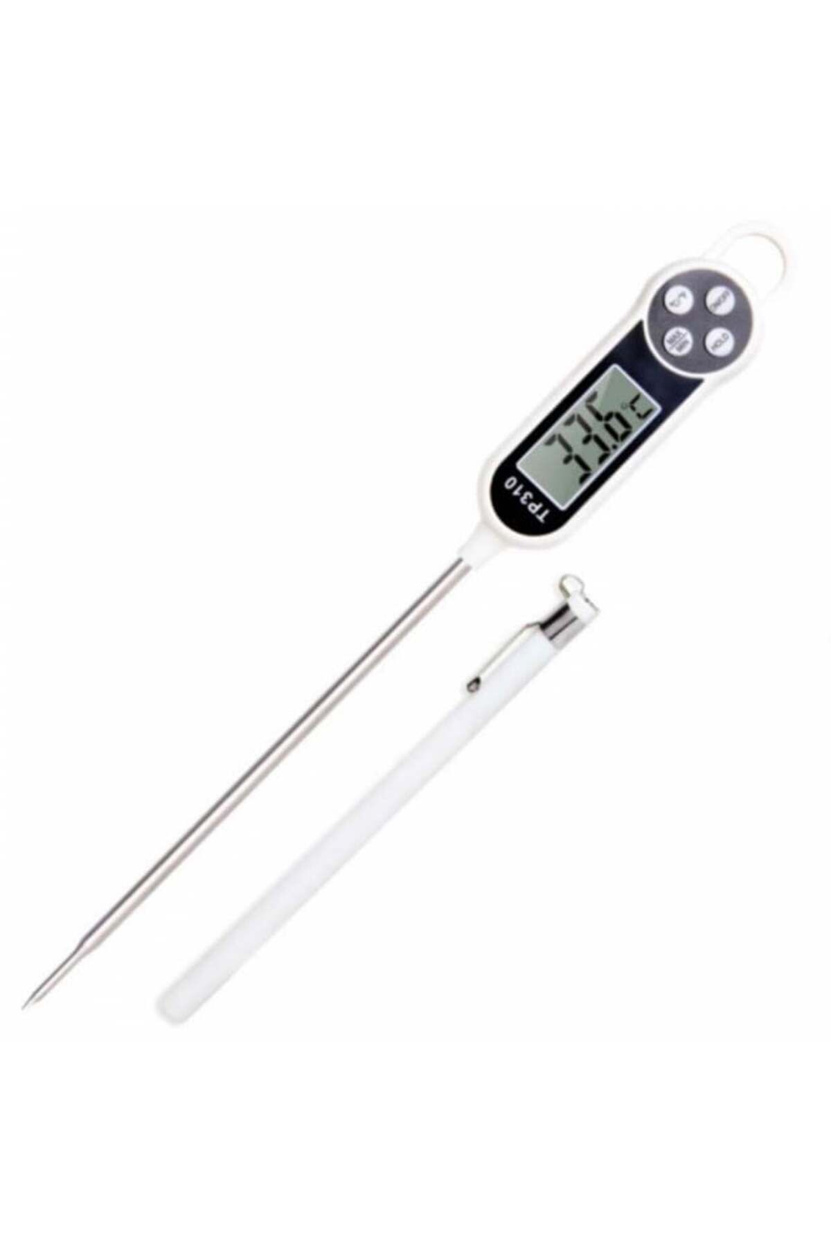 PUFO-Digital Food Thermometer With Rod, Lcd Display, 4 Buttons, Measurement Range -50° C - 300° C 1
