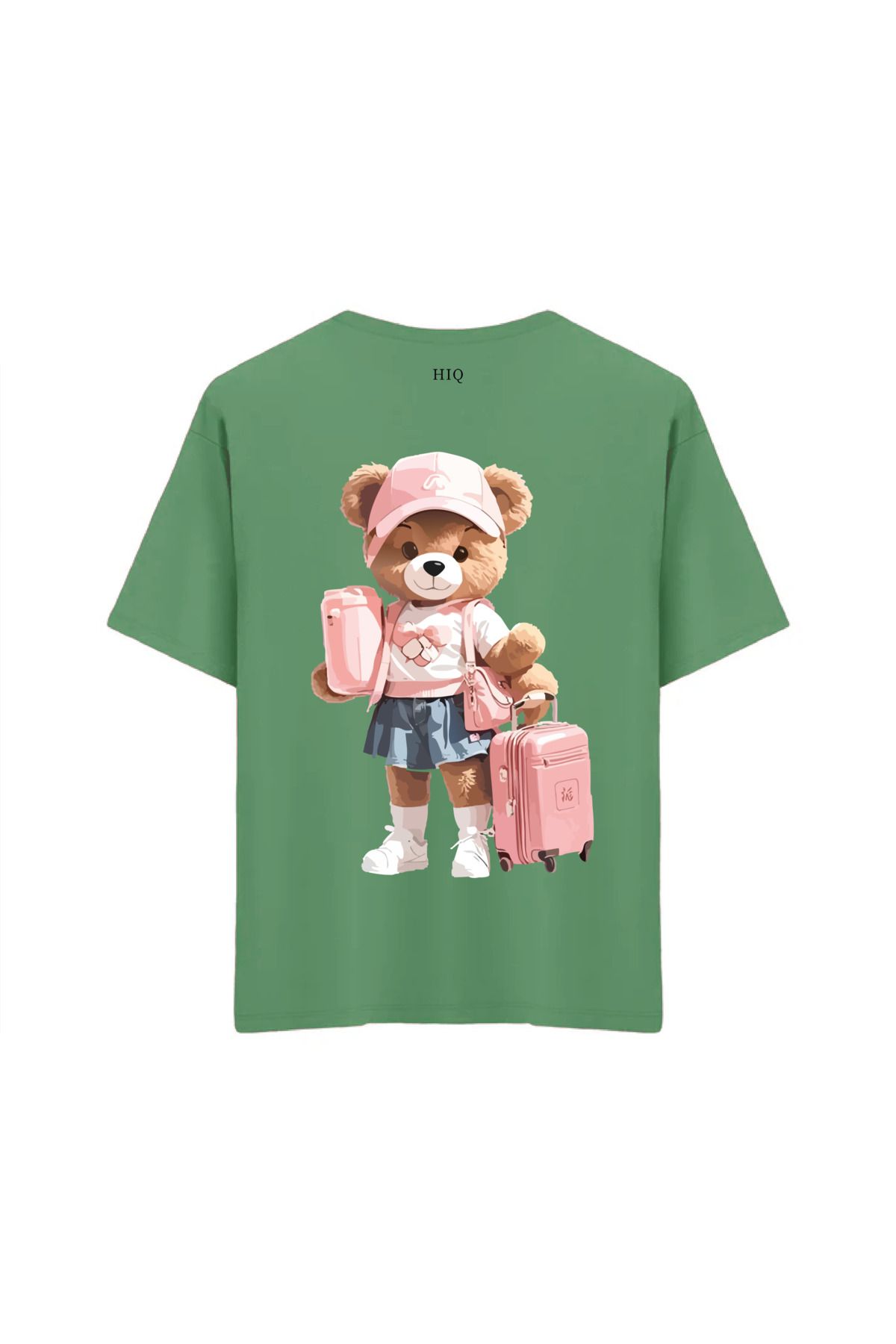 MODA Teddy Bear Summer Baskılı Oversize Tshirt