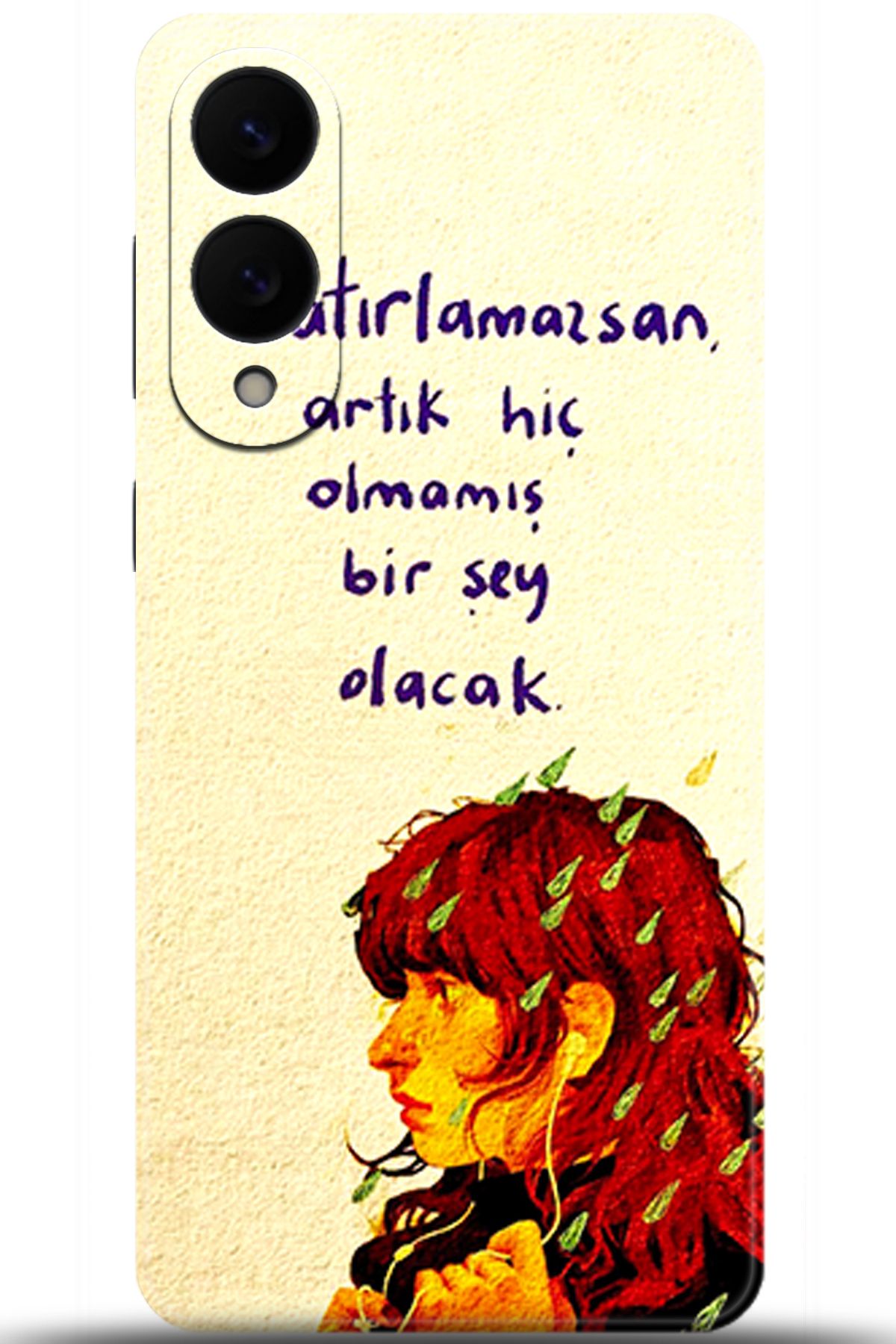 Noprin Samsung Galaxy S25 Edge Kılıf HD Baskılı Kılıf - Yours is Someone Else 5596