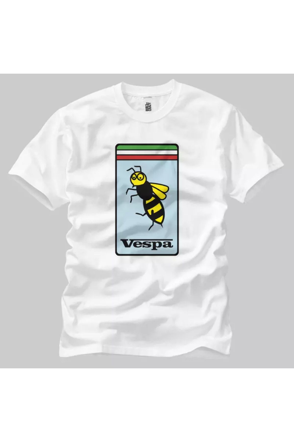 Built By Crazy Vespa Bug Unisex Tişört