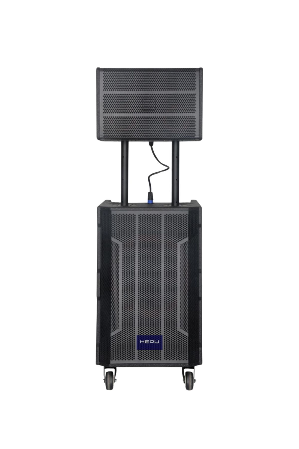 HEPU Hp 105 Taşınabilir Şarjlı Konser Tipi Parti Hoparlörü 160 w Rms