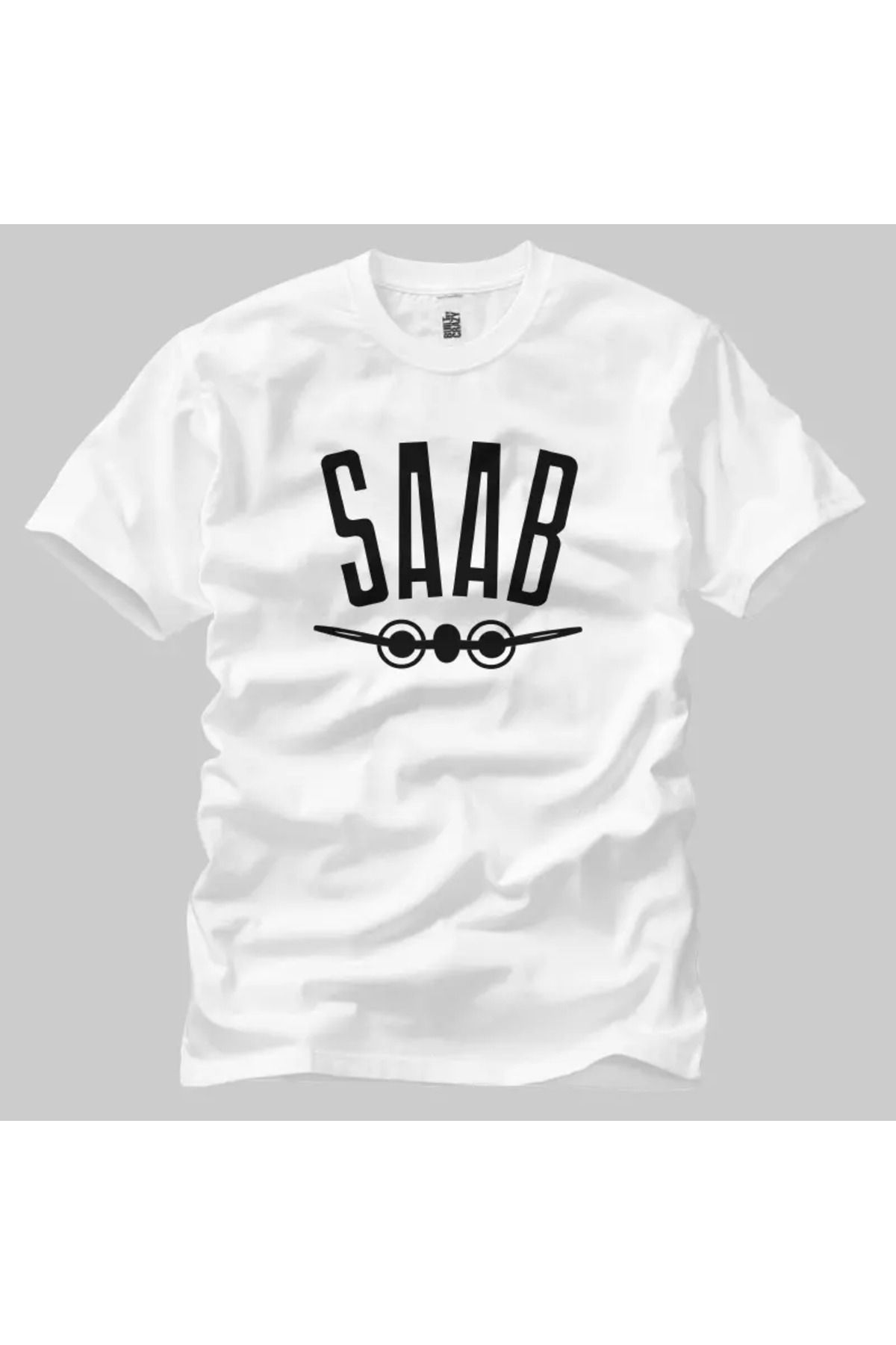Built By Crazy Saab Air Logo Unisex Tişört