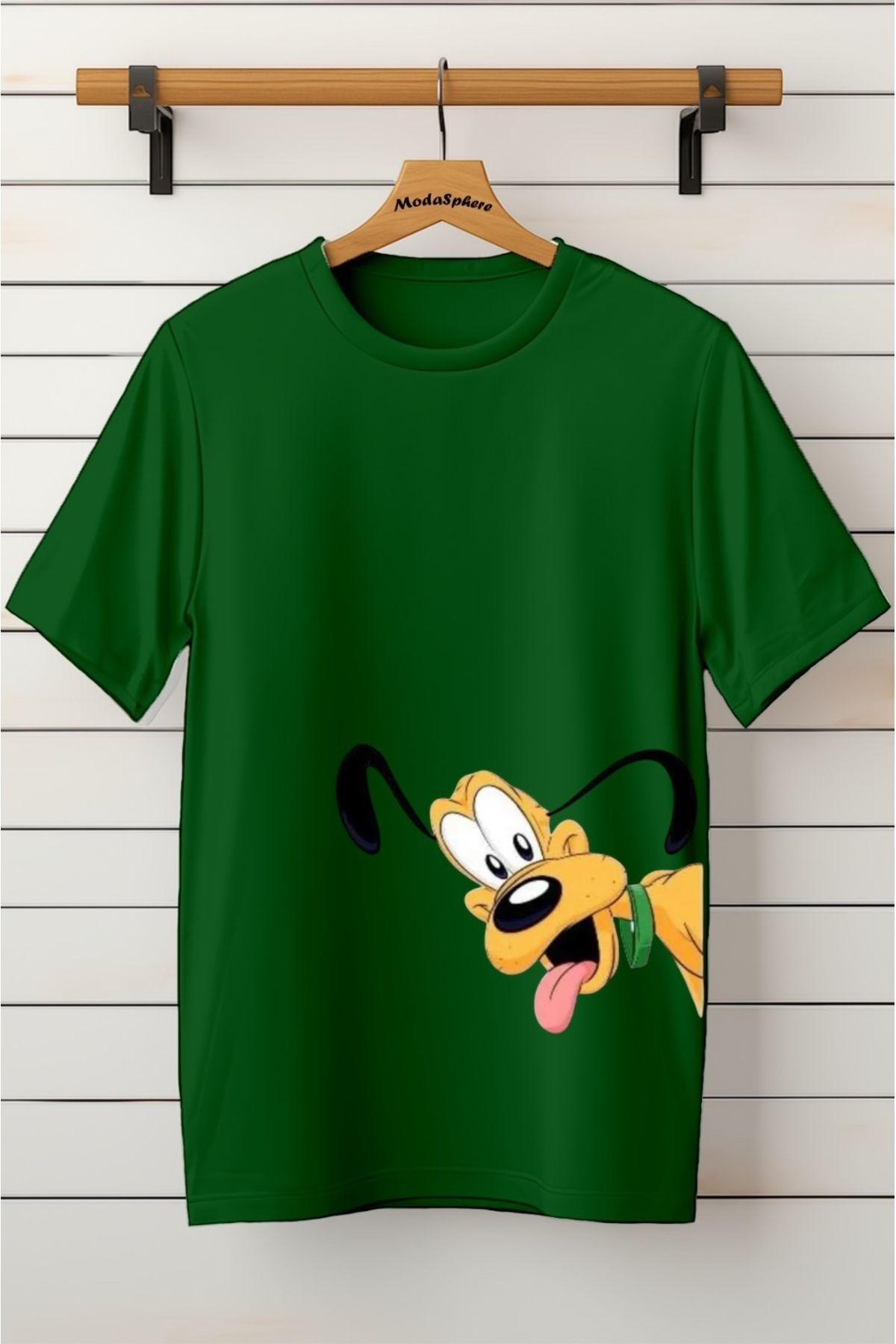 ModaSphere Baskılı Unisex Oversize Tişört Battal Boy