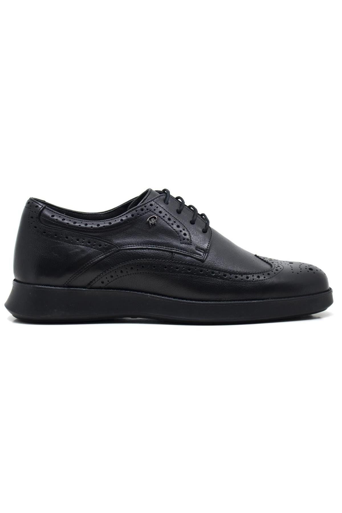 KİNG PAOLO King Paolo G1244 Oxford Erkek Comfort Ayakkabı - Siyah