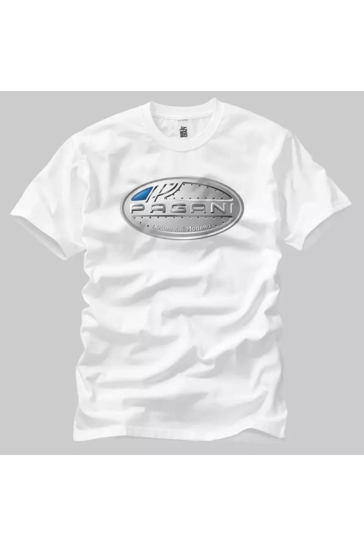 Built By Crazy Pagani Silver Logo Unisex Tişört