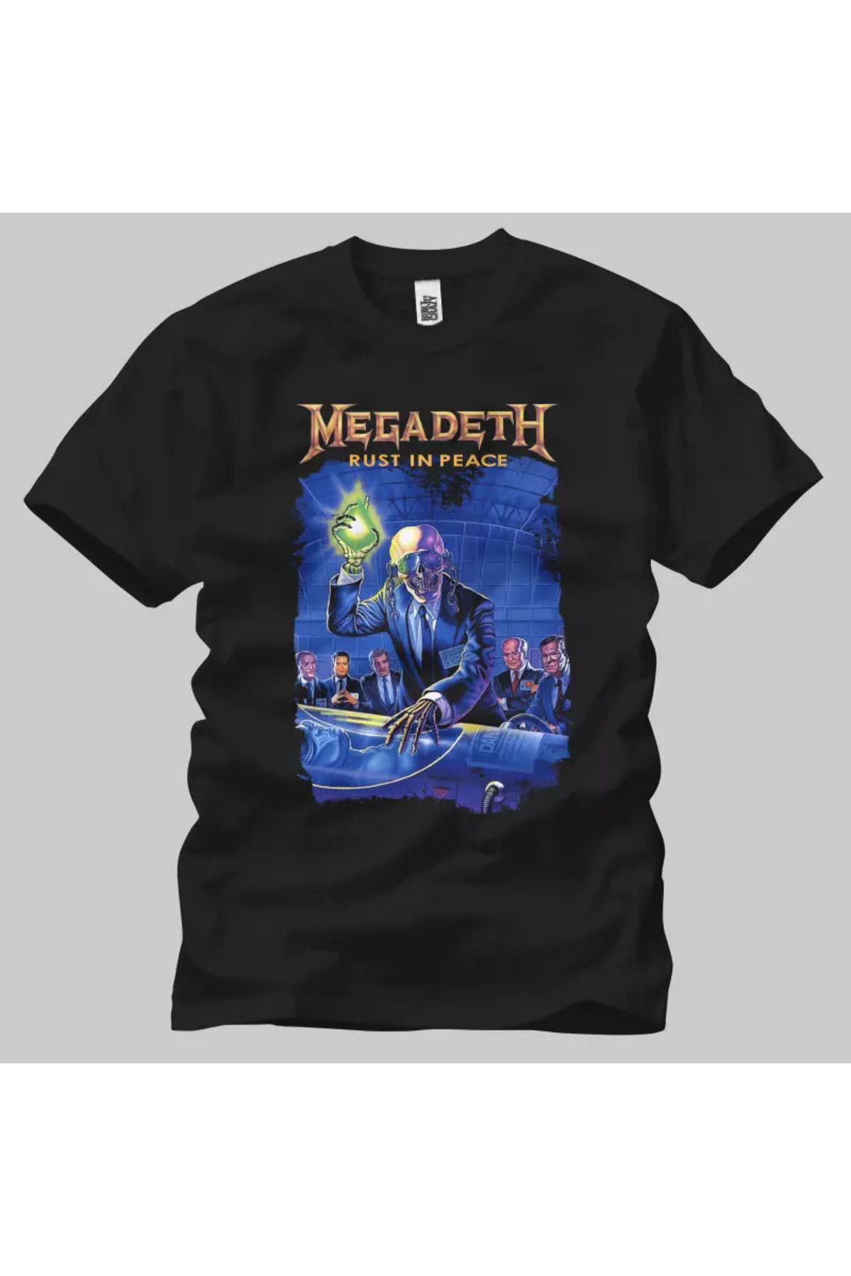 Built By Crazy Megadeth Rust In Peace Unisex Tişört