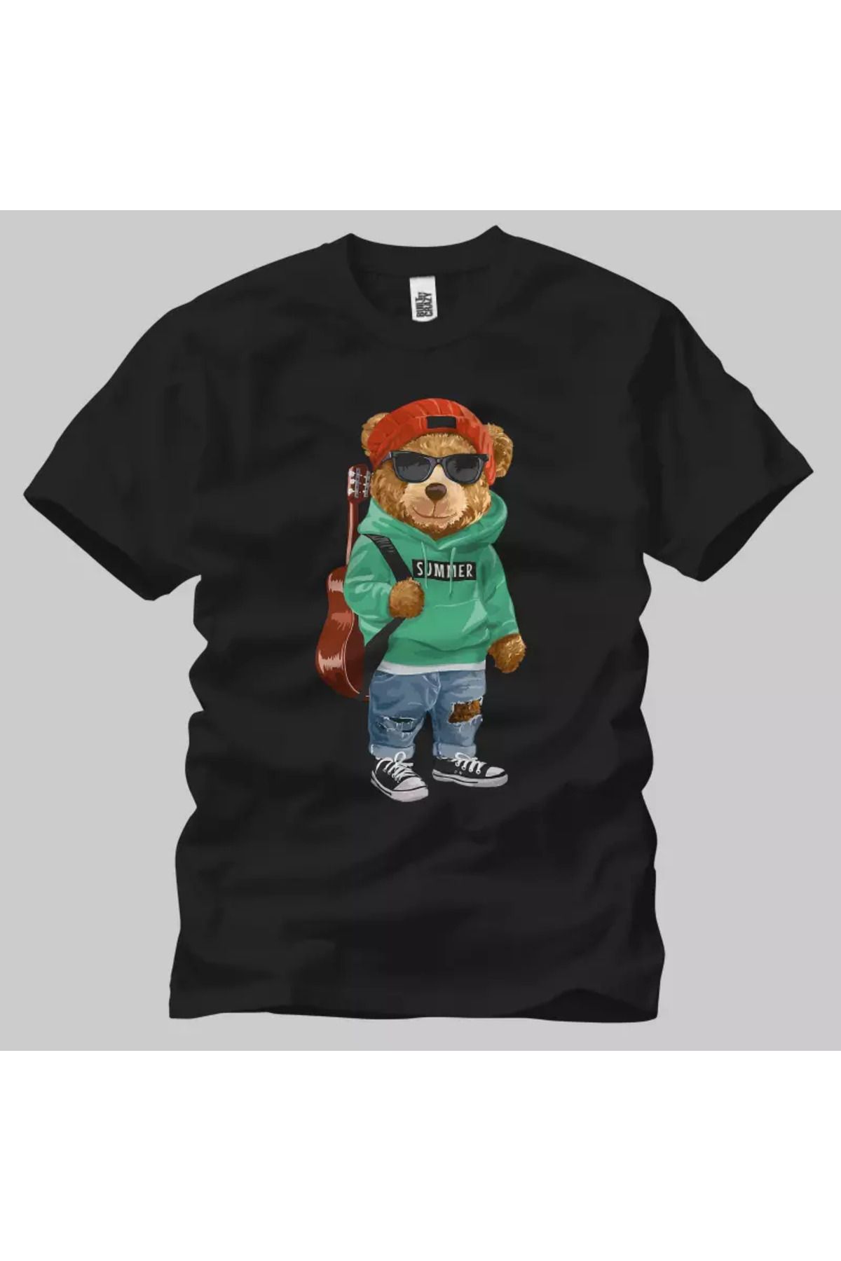 Built By Crazy Teddy Bear Summer Unisex Tişört
