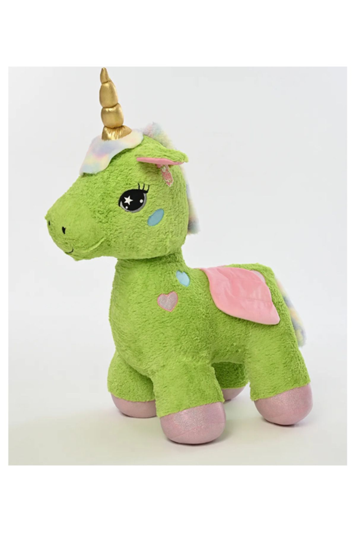 Flower Toys Dev Kanatlı Unicorn Peluş Dolgulu At 100x50 Cm