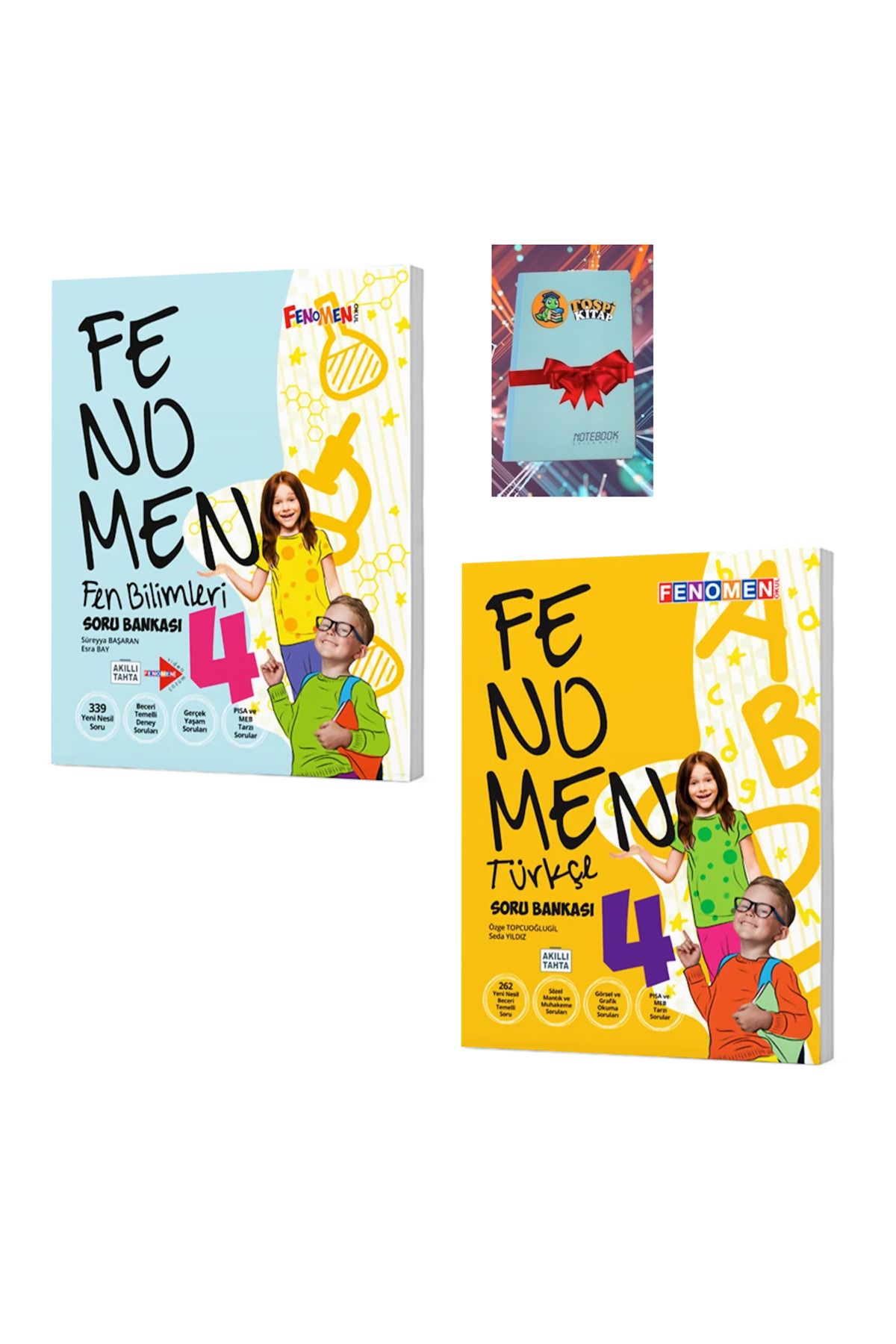 Fenomen Yayıncılık 4 Türkçe + FEN BİLİMLERİ Soru Bankası (DEFTER HEDİYE) ATG
