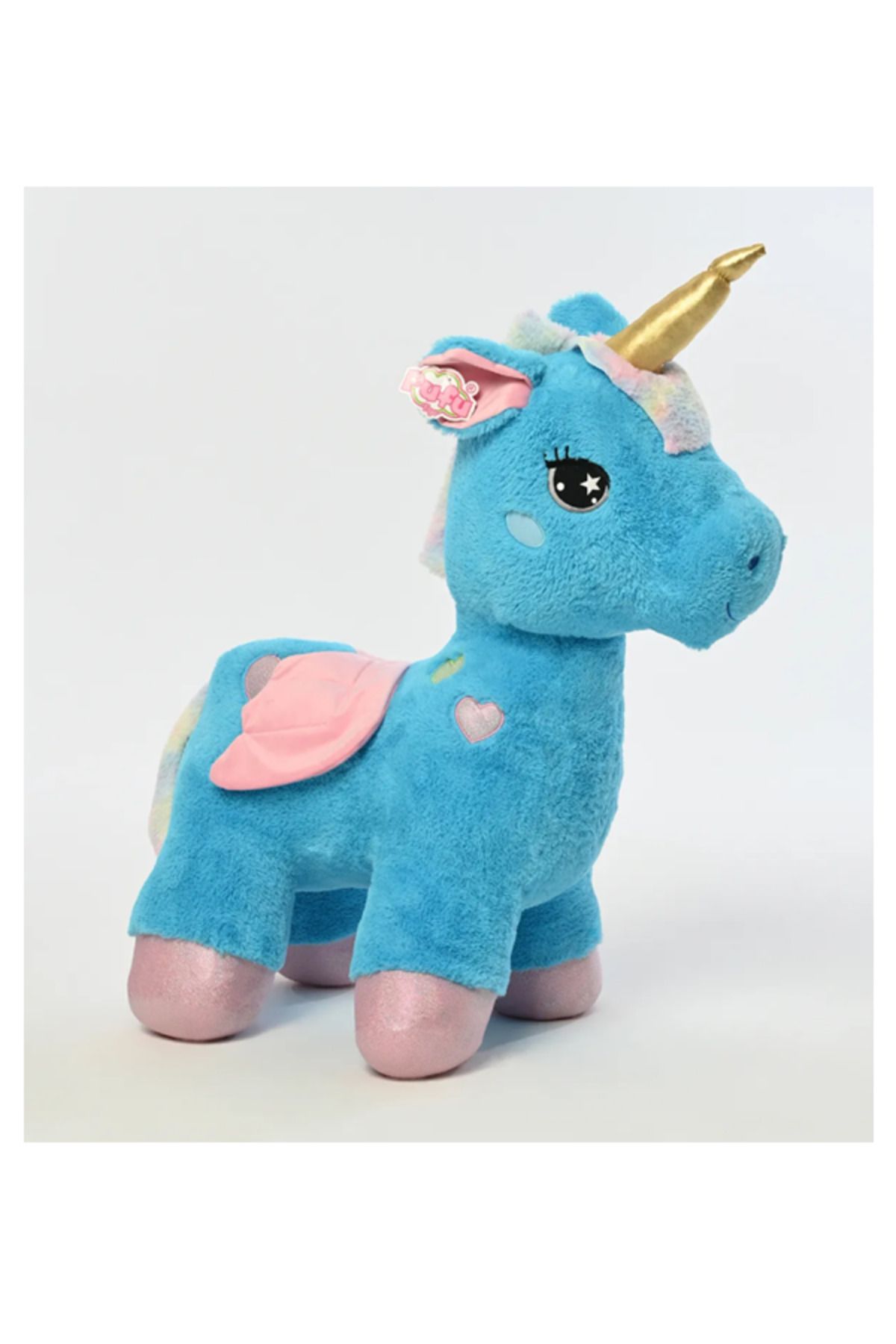 Flower Toys Dev Kanatlı Unicorn Peluş Dolgulu At 100x50 Cm