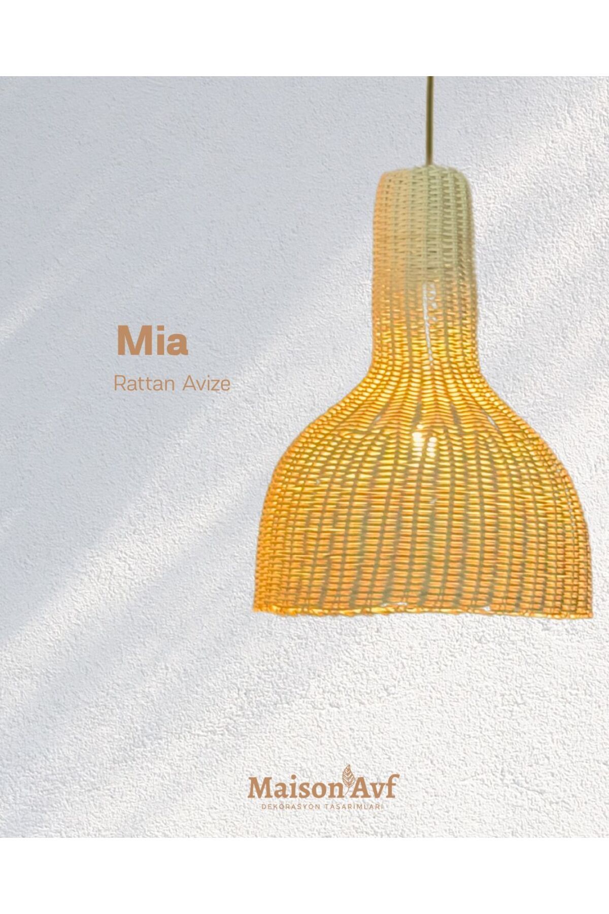 Maison Avf Mia Rattan Avize