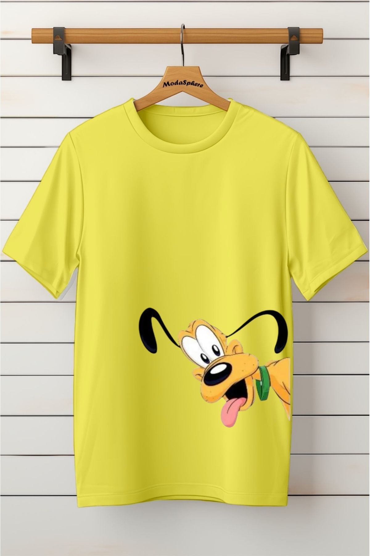 ModaSphere Baskılı Unisex Oversize Tişört Battal Boy
