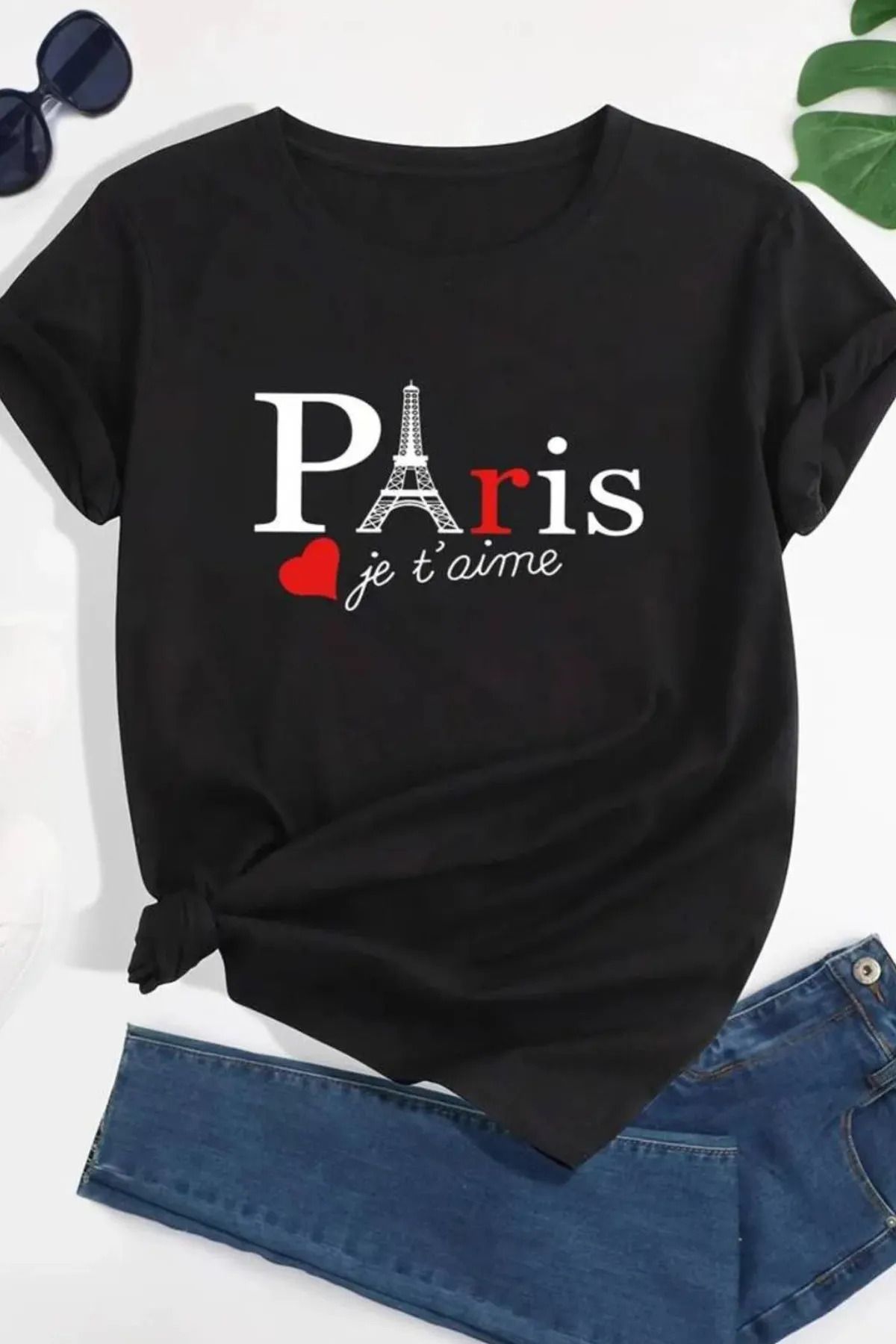 FeaR LeeS paris Desenli Kadın Tişört