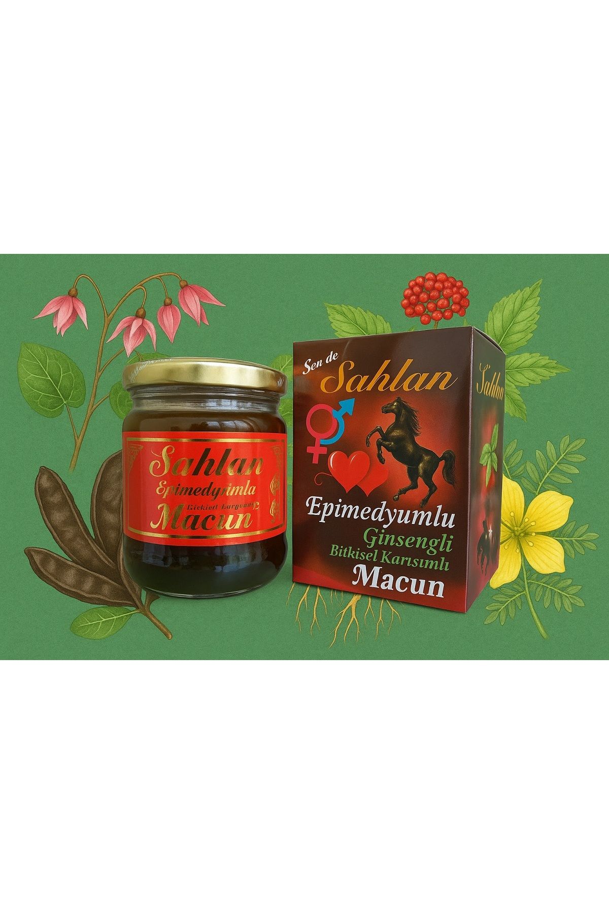 SAHLAN Bitkisel Karışımlı Macun 240 gr