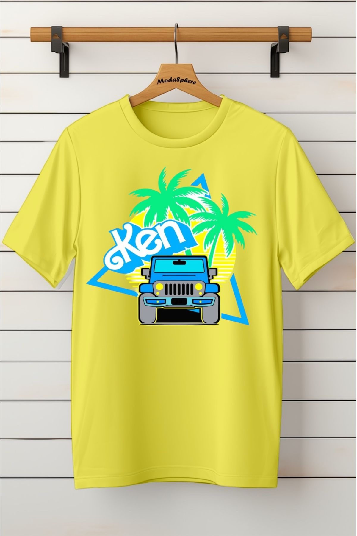 ModaSphere Baskılı Unisex Oversize Tişört Battal Boy