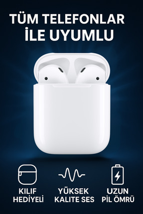 Ocado Beyaz 2. Nesil Tüm Telefonlar Ile Uyumlu Bluetooth 5.0 Kulakiçi Kulaklı...