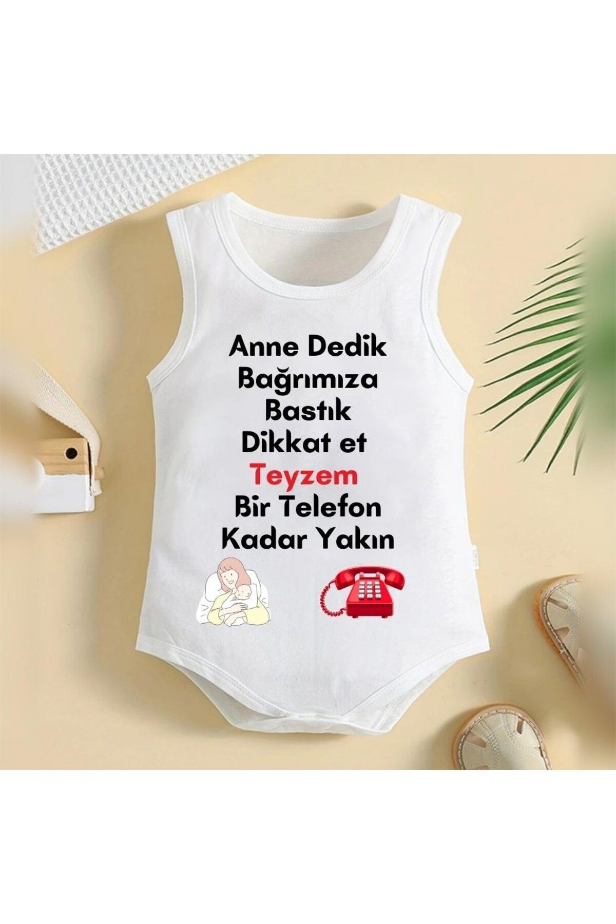 soft wing %100 Pamuklu Organik Baskılı Premium Çıtçıtlı Bebek Body Atlet Zıbın 00373