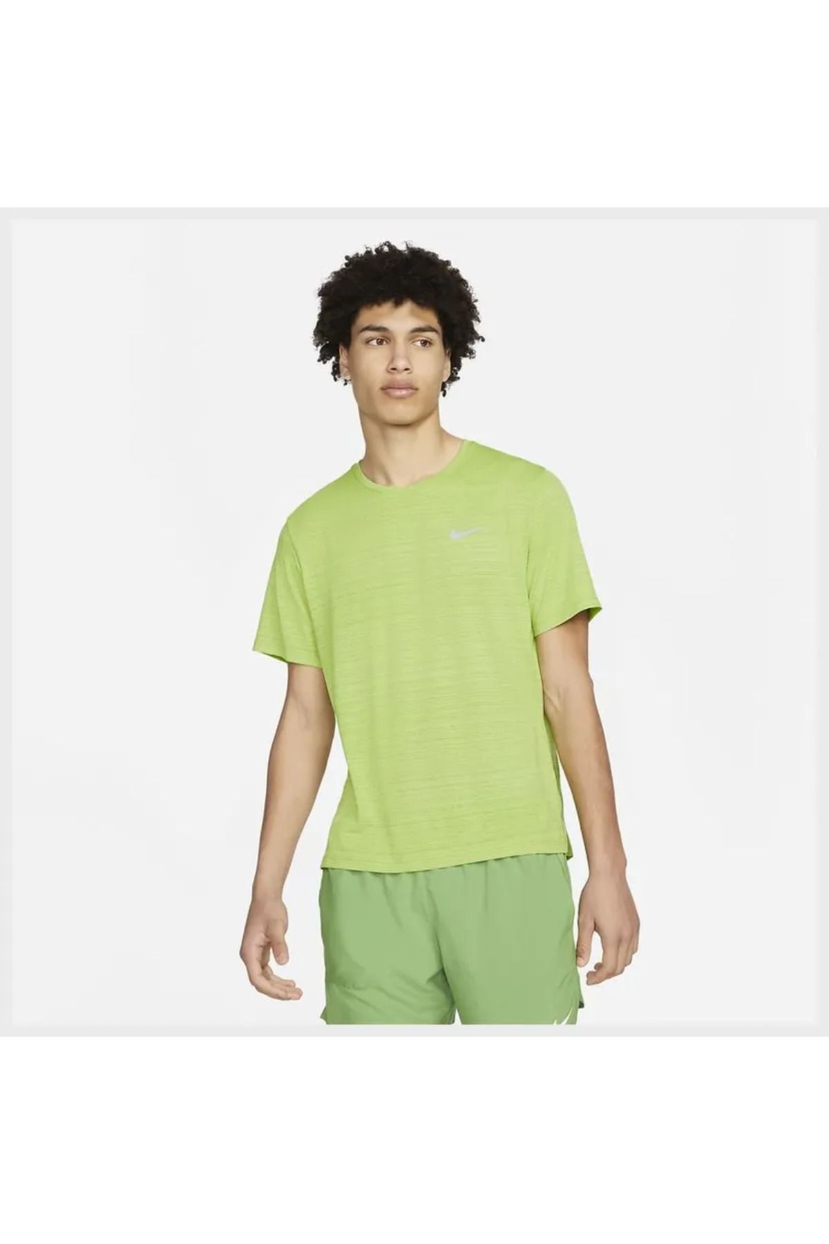 Nike M nk Df miler top Ss Erkek Koşu tshortu