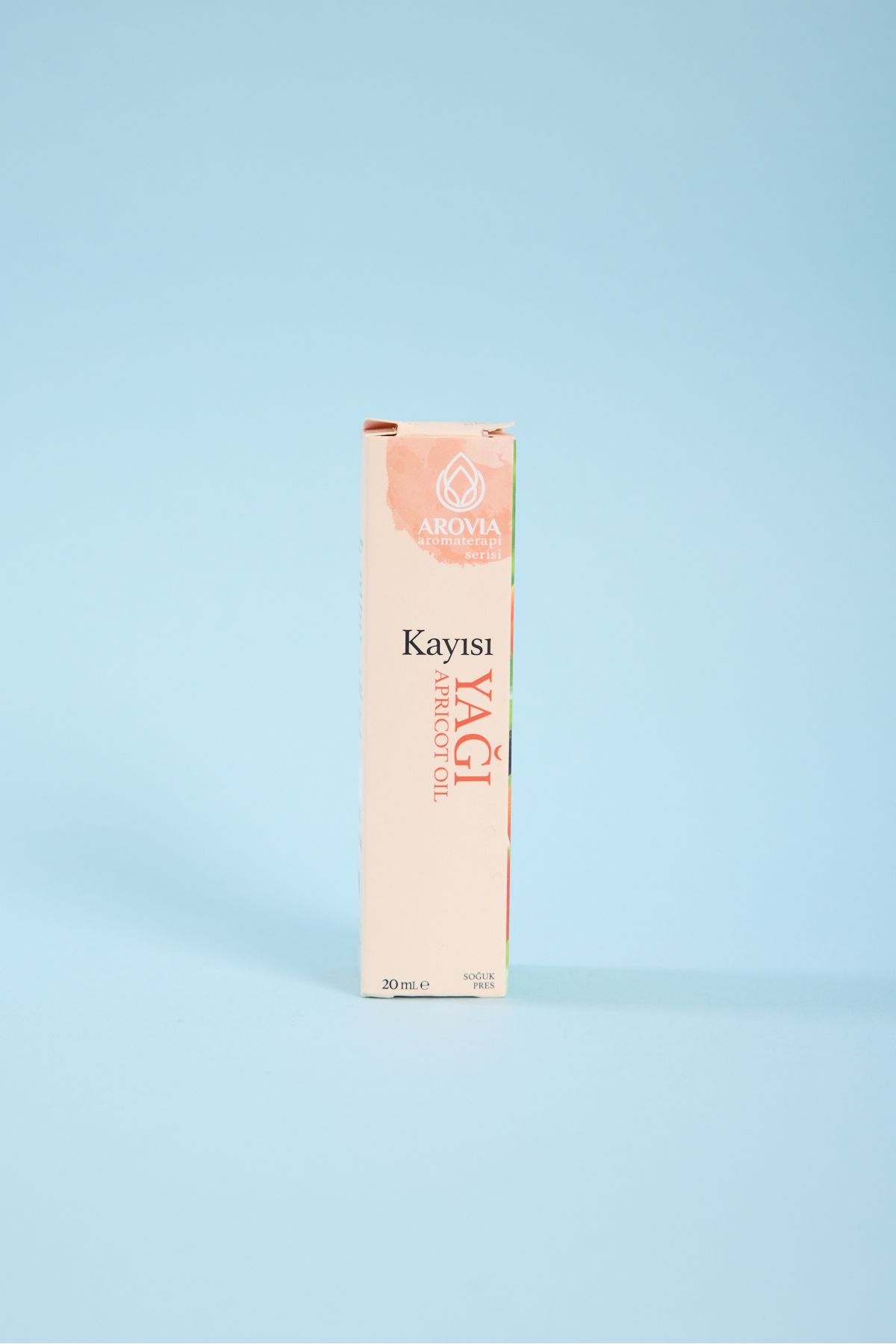 AROVIA Aromatherapy Doğal Kayısı Yağı Damlalıklı Cam Şişede 20ml