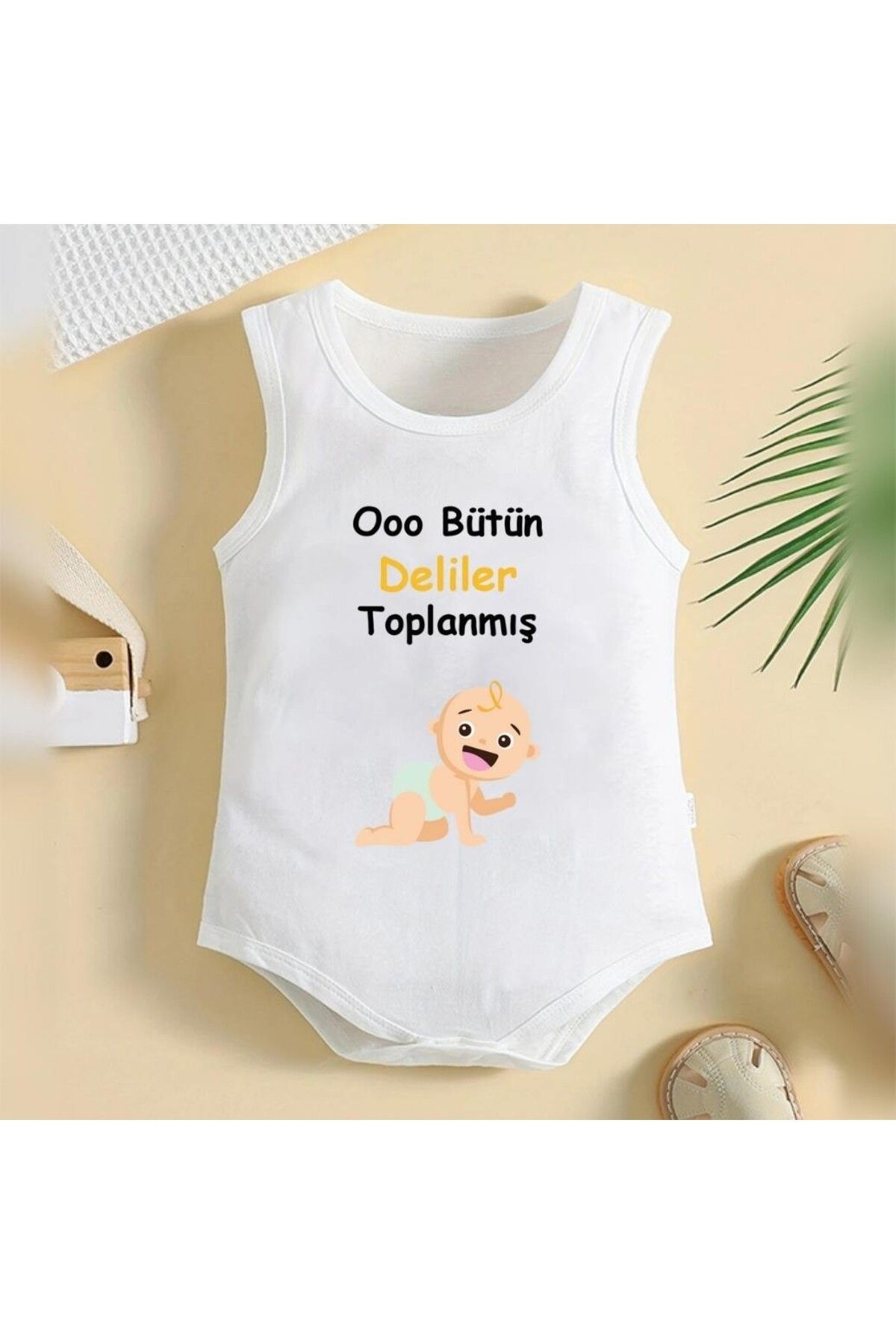 soft wing %100 Pamuklu Organik Baskılı Premium Çıtçıtlı Bebek Body Atlet Zıbın 00313