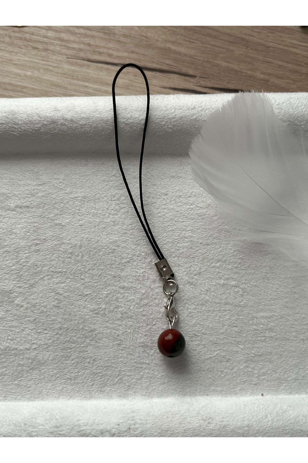 Pel Design 8 mm Kan Taşı Charm