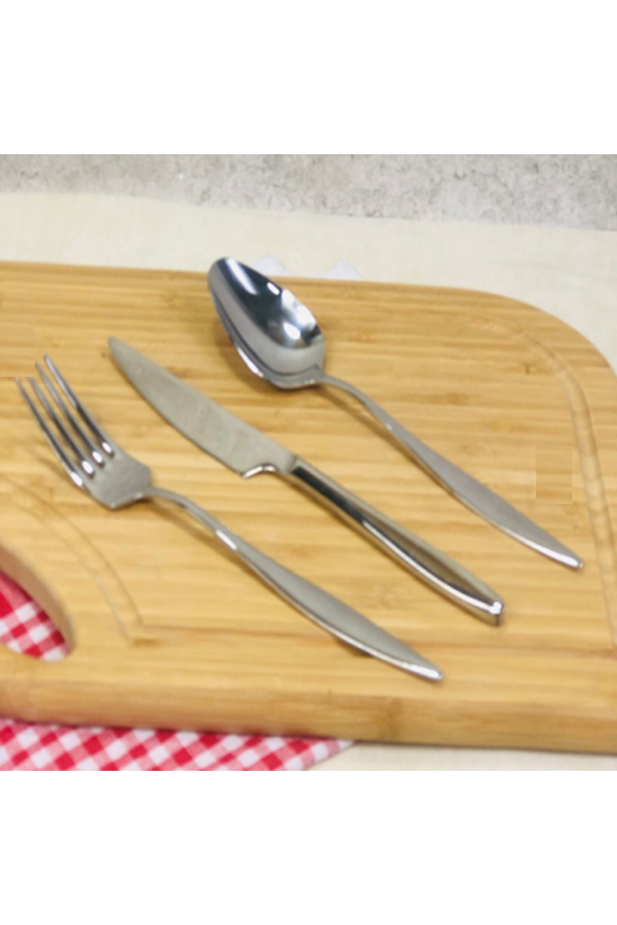 TERCAN Bahar Pasta Bıçak - 12 adet Pasta Bıçak
