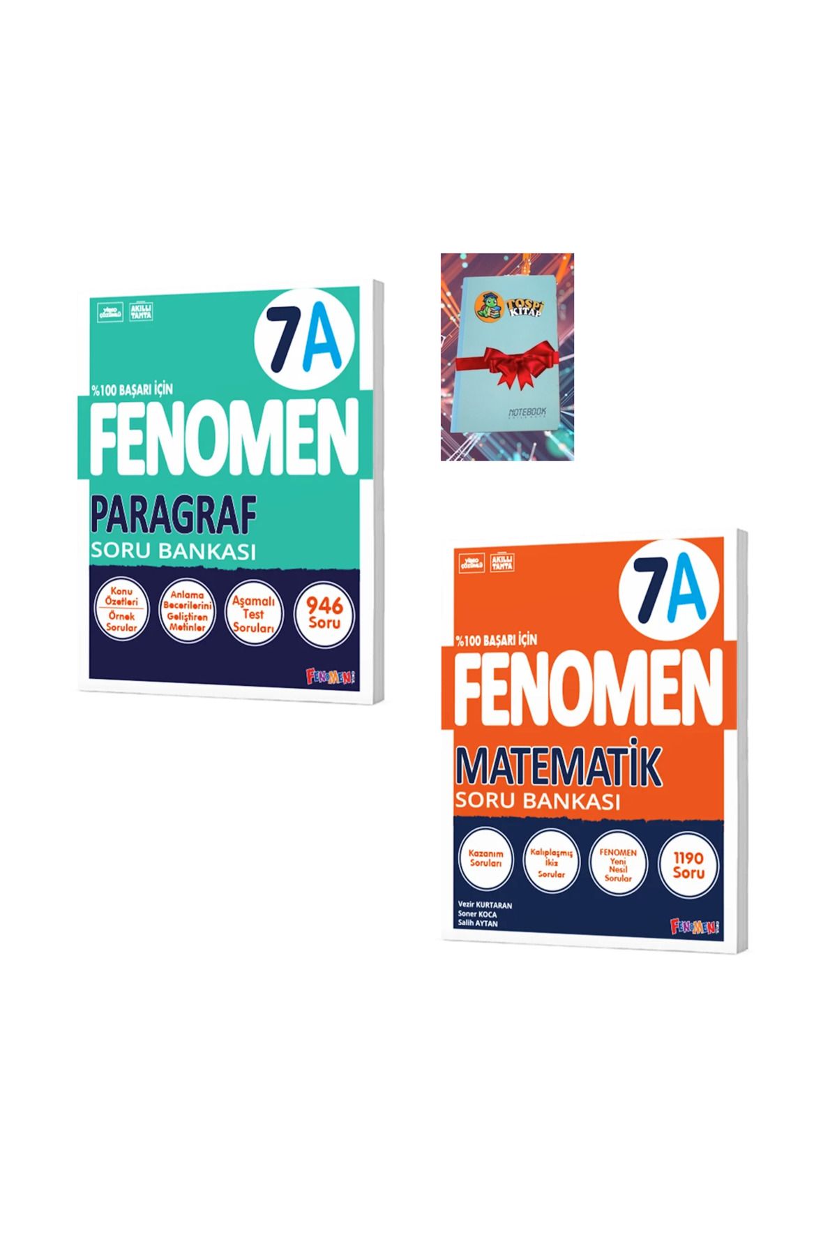 Fenomen Yayıncılık 7A PARAGRAF + MATEMATİK Soru Bankası (DEFTER HEDİYE) ATG
