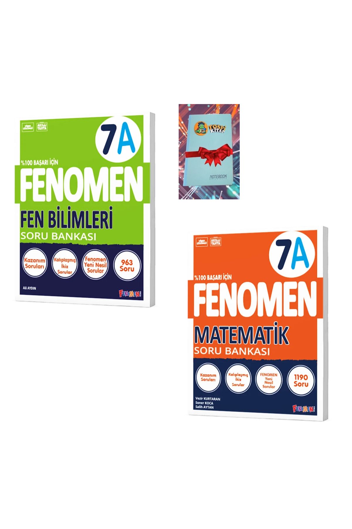 Fenomen Yayıncılık 7A MATEMATİK + FEN BİLİMLERİ Soru Bankası (DEFTER HEDİYE) ATG