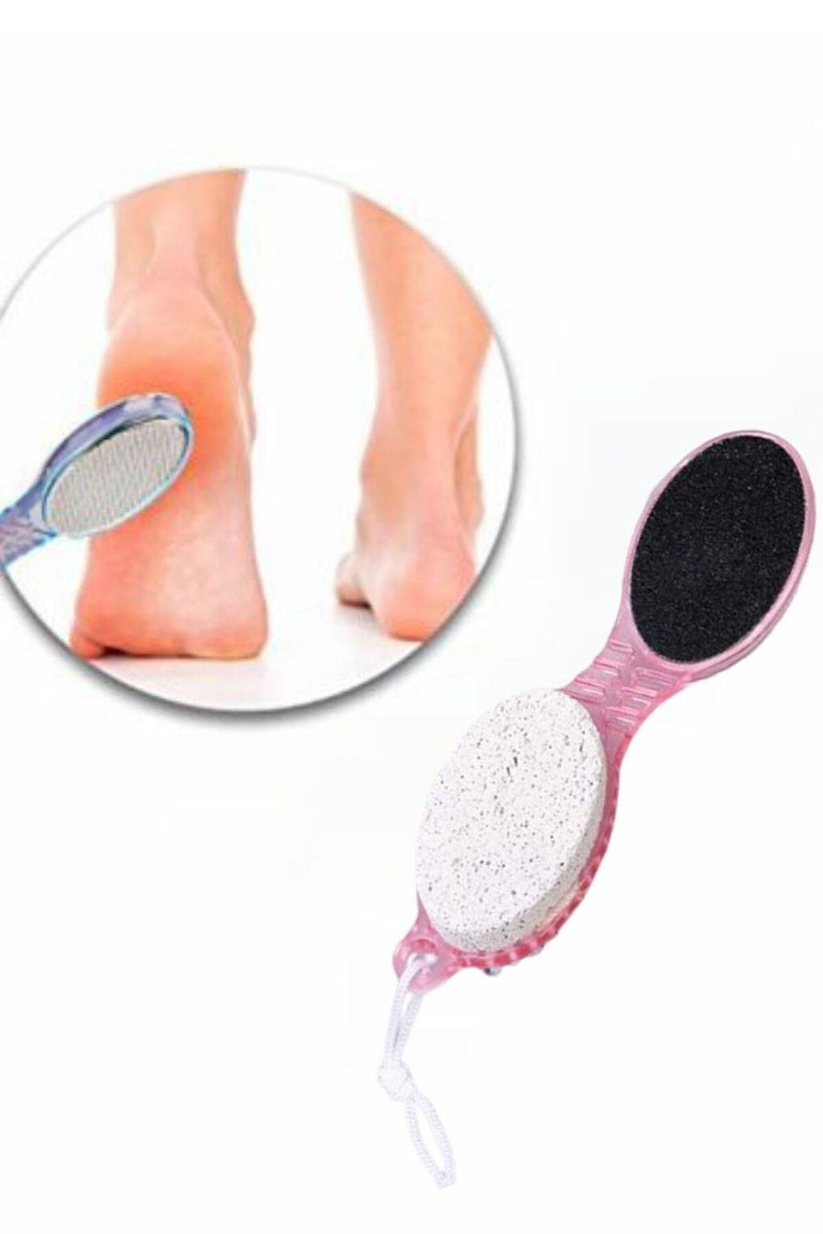 Vitastyle Pembe Renk 4 Fonksiyonlu Pedikür Seti Ayak Topuk Törpüsü