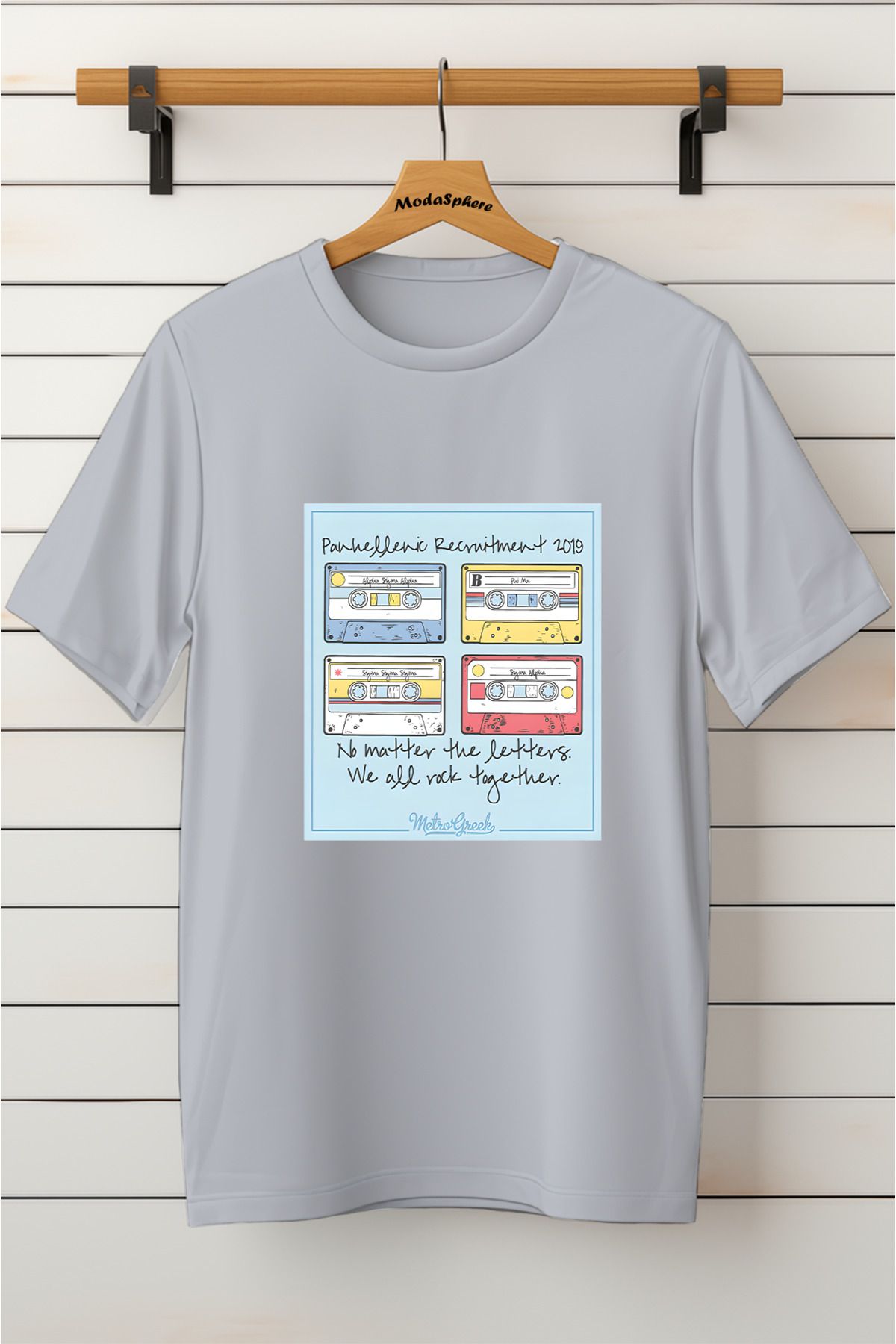 ModaSphere Baskılı Unisex Oversize Tişört Battal Boy