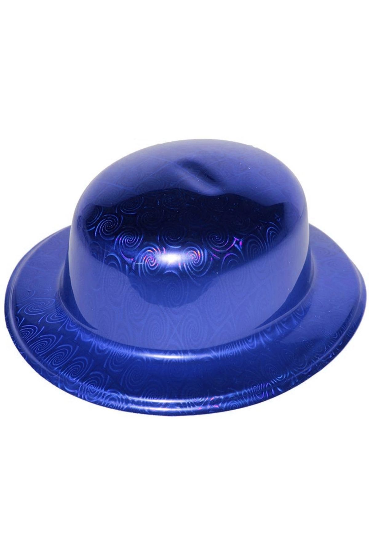 STOREMAX Mavi Renk Hologramlı Plastik Yuvarlak Melon 27x24 cm (5047)