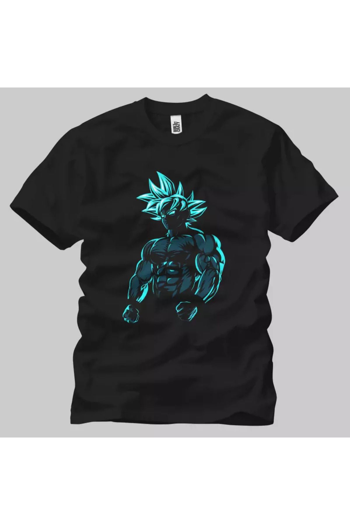Built By Crazy Goku Anime Beast Strong Body Building Unisex Tişört