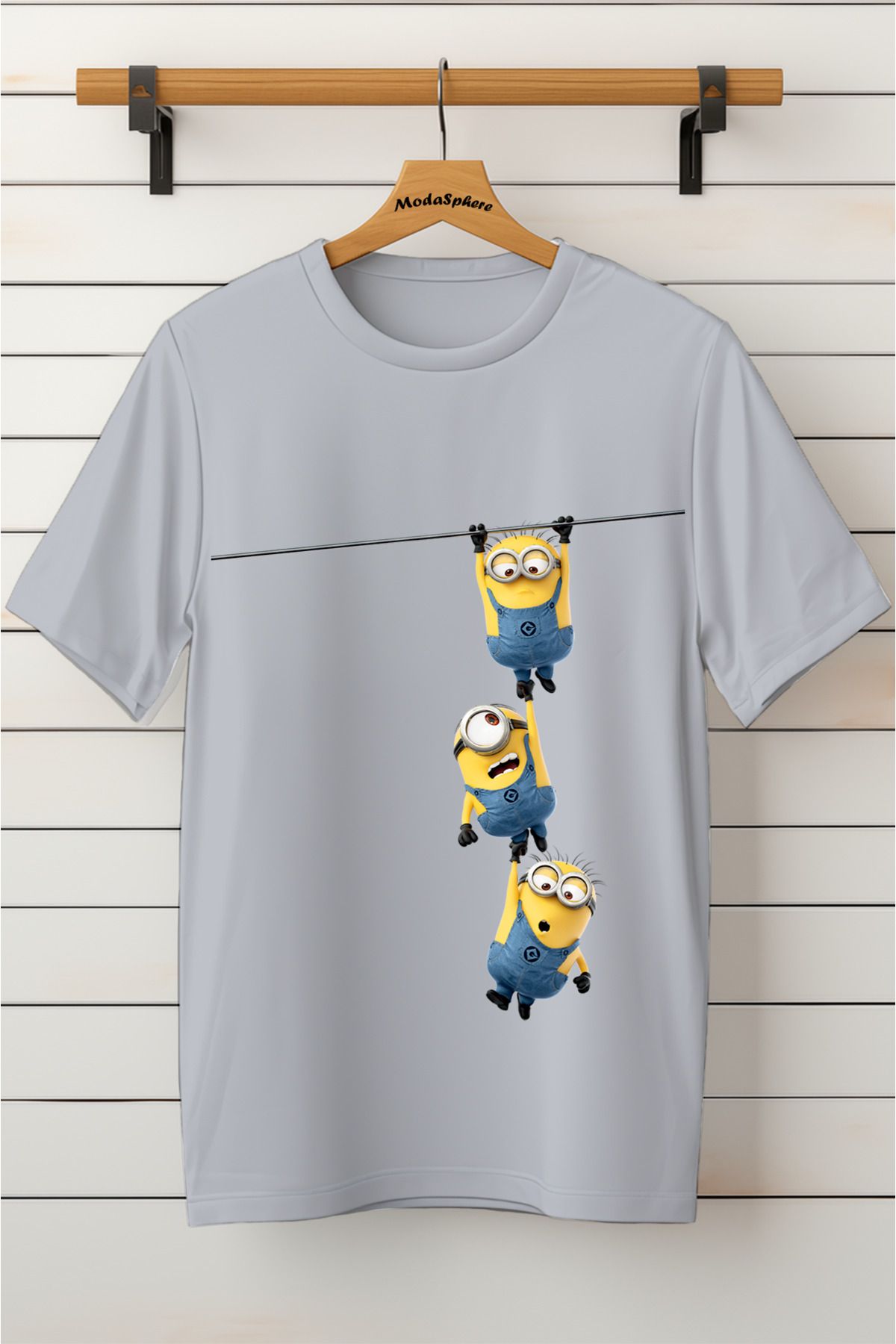 ModaSphere Baskılı Unisex Oversize Tişört
