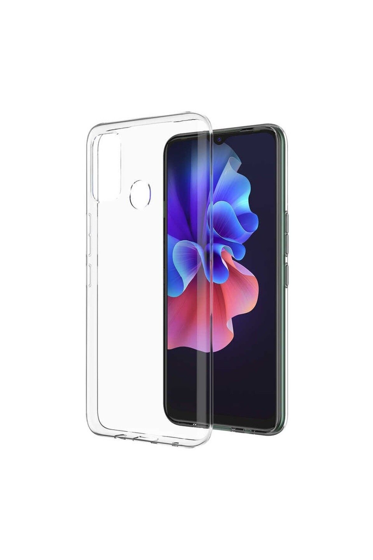 Di Aksesuar Şeffaf Lüx Kılıf Tecno Spark 7/7T