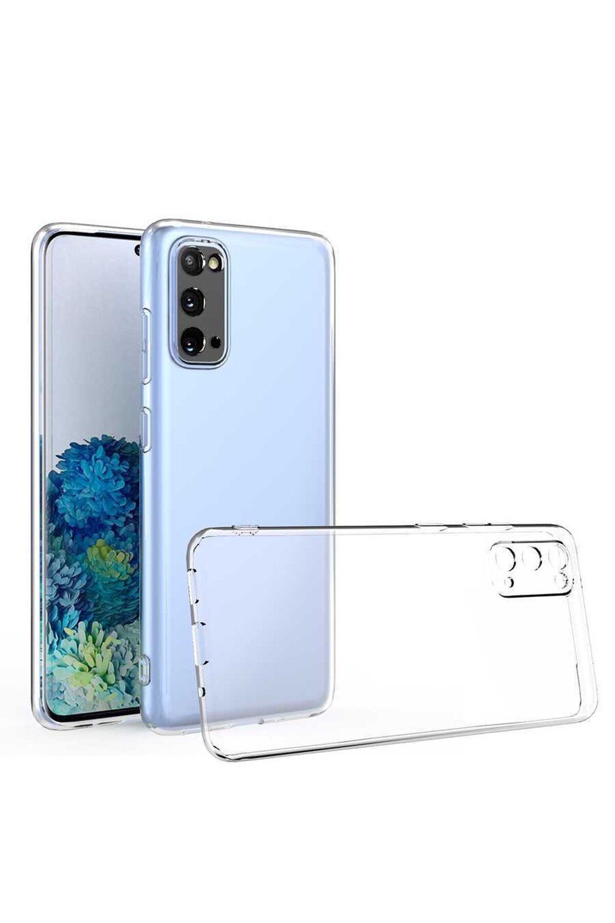 Di Aksesuar Şeffaf Lüx Kılıf Samsung Galaxy S20 Plus