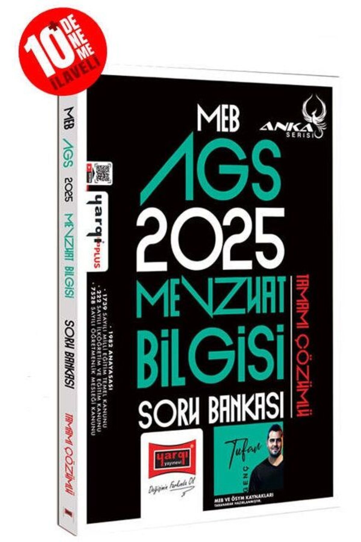 Yargı Yayınları Yargı 2025 MEB-AGS Mevzuat Bilgisi Soru Bankası Çözümlü Anka Serisi (10 Deneme İlaveli) - Tufan Genç