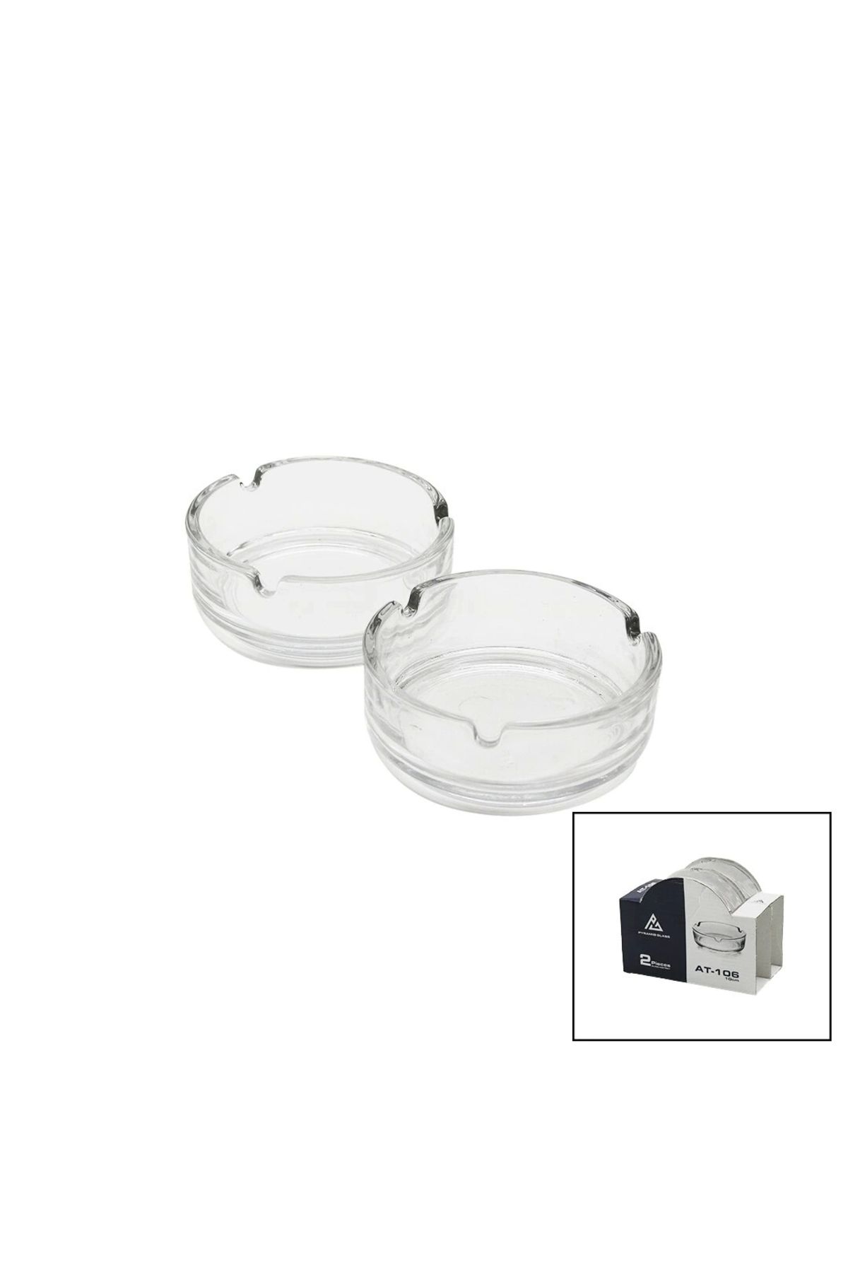STOREMAX 2PCS 10CM CAM - DÜZ YUVARLAK KÜLLÜK (5047)