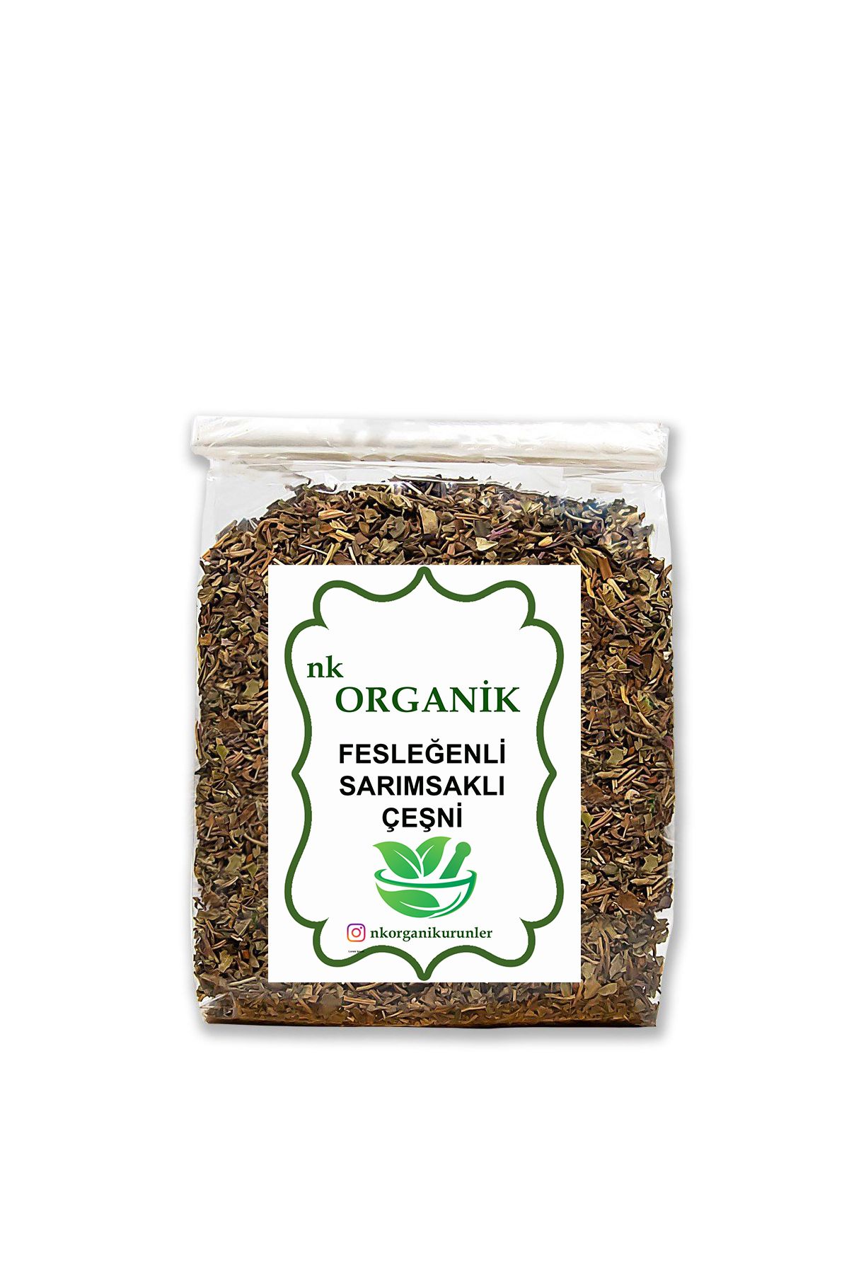 nk organik Fesleğenli ve Sarımsaklı Çeşni 100gr