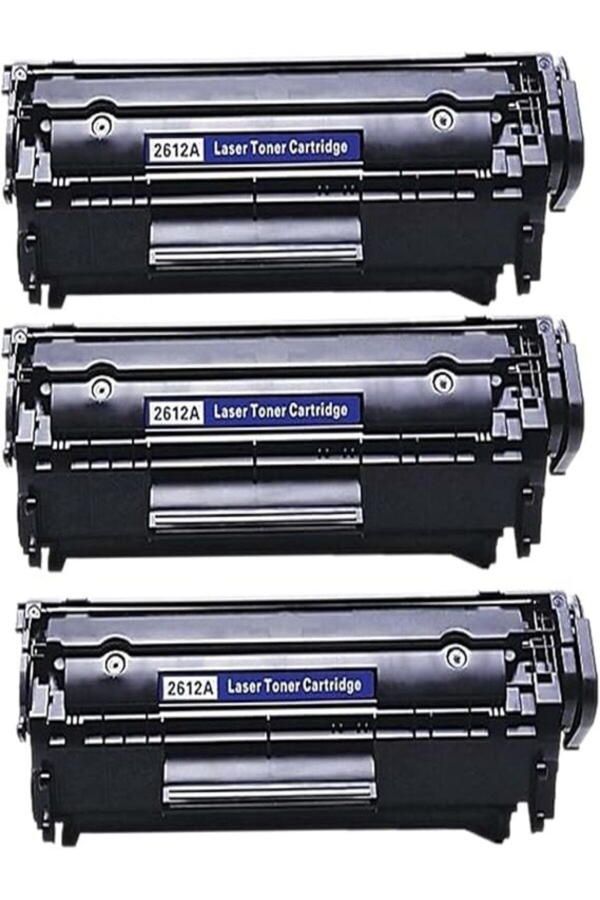 HP Uyumlu 1020-1022 12A (Q2612A) Siyah Muadil Lazer Toner (3 ADET) AURA TONER