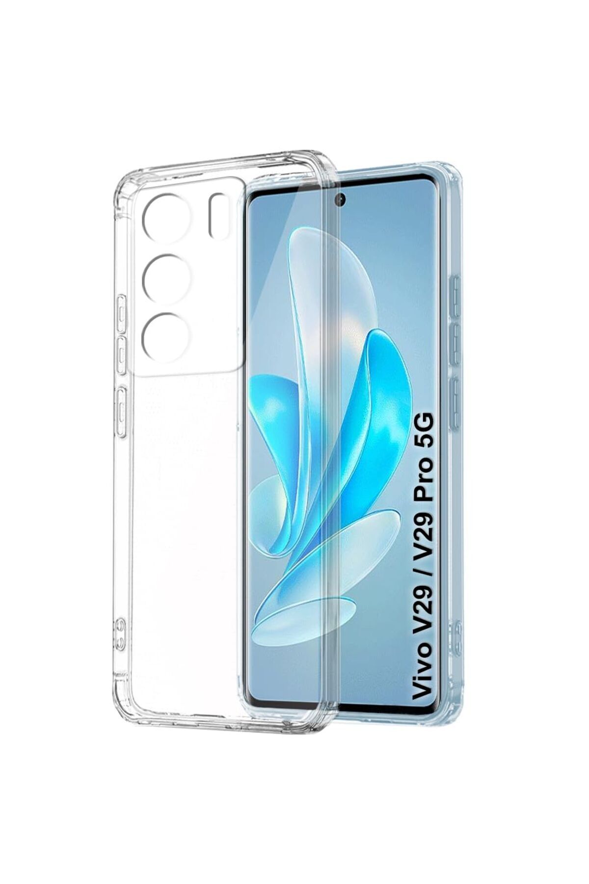 Di Aksesuar Şeffaf Lüx Kılıf Vivo V29