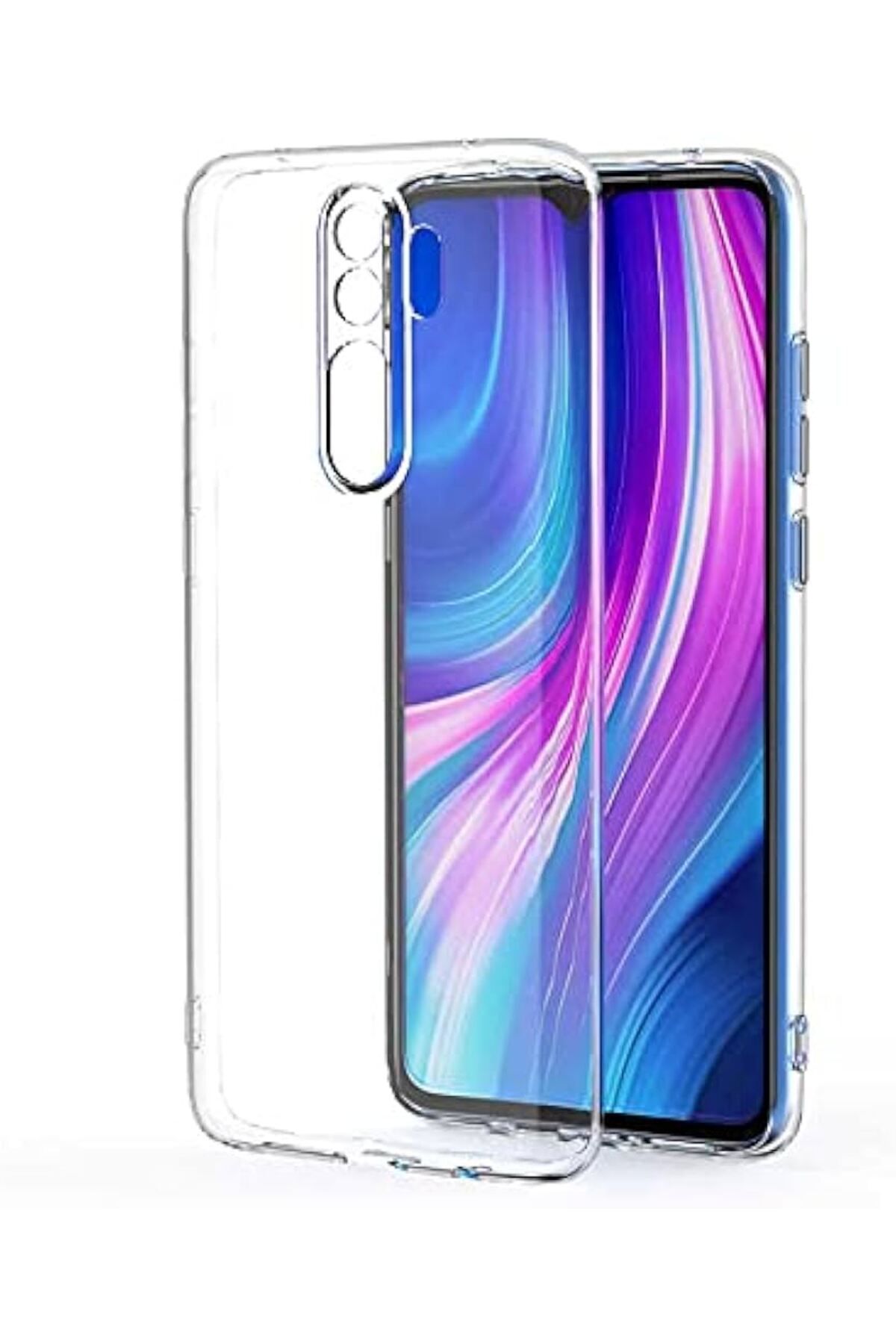 Di Aksesuar Şeffaf Lüx Kılıf Xiaomi Redmi 8