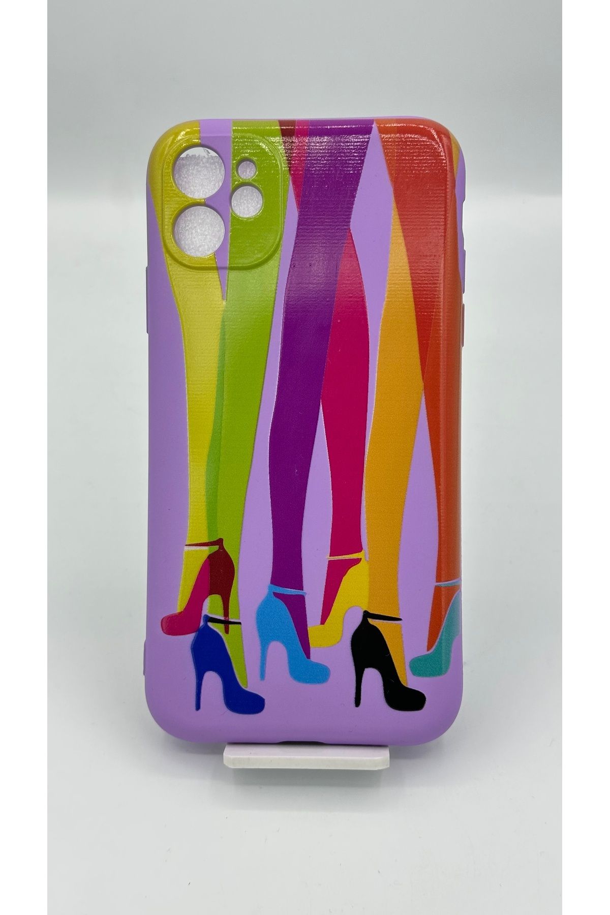 Genç 2 Teknoloji iPhone 11 DESENLİ SİLİKON İÇİ KADİFE KILIF