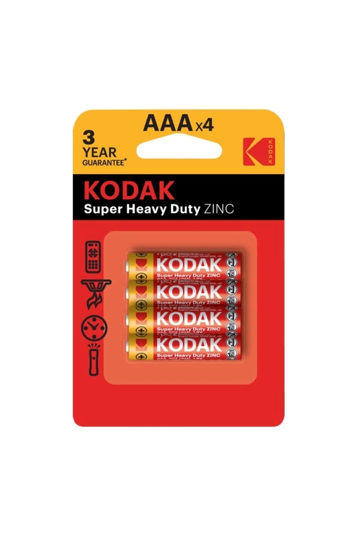FTT SHOPPING MARKET Nessiworld Kodak Çinko Karbon Blister İnce Pil 4lü AAA
